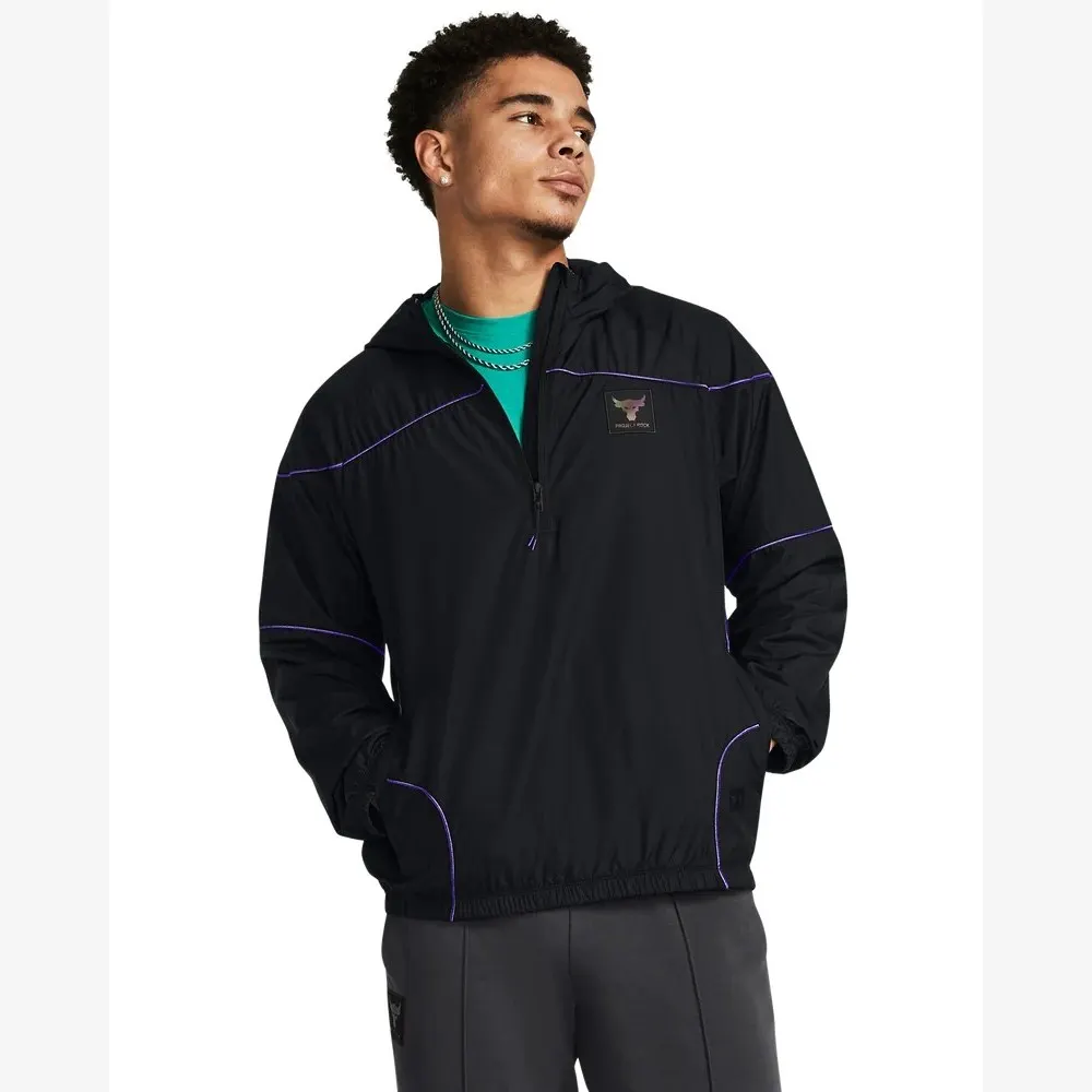 Куртка Чоловіча Under Armour Project Rock Anorak Jacket Black 1380128-001