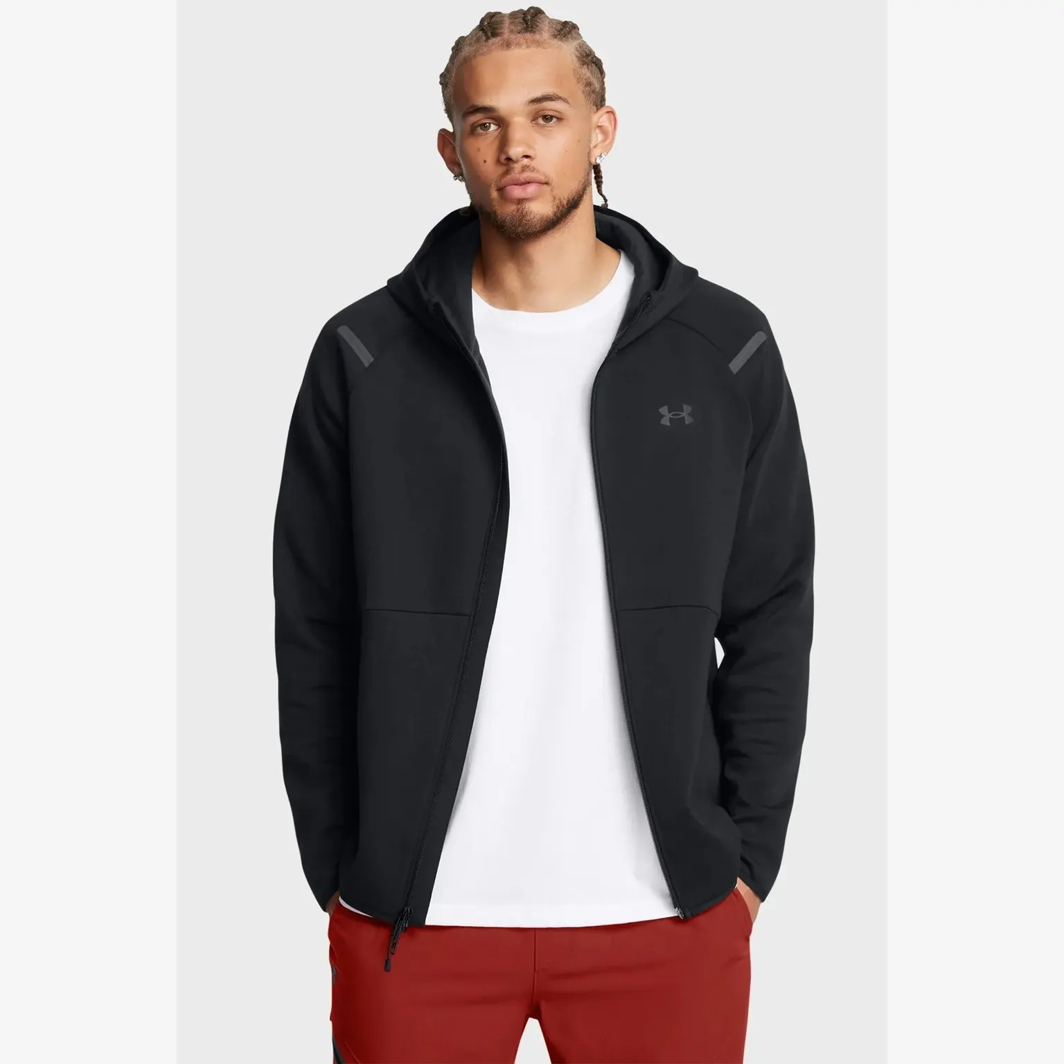 Кофта Чоловіча Under Armour Unstoppable Fleece Full Zip HD Black 1389352-001
