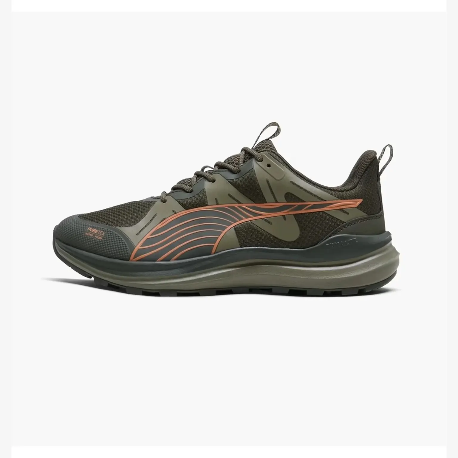 Кросівки Чоловічі Puma Reflect Lite Trail PURE-TEX Dark Olive/Olive/Maple Syrup 310095-04