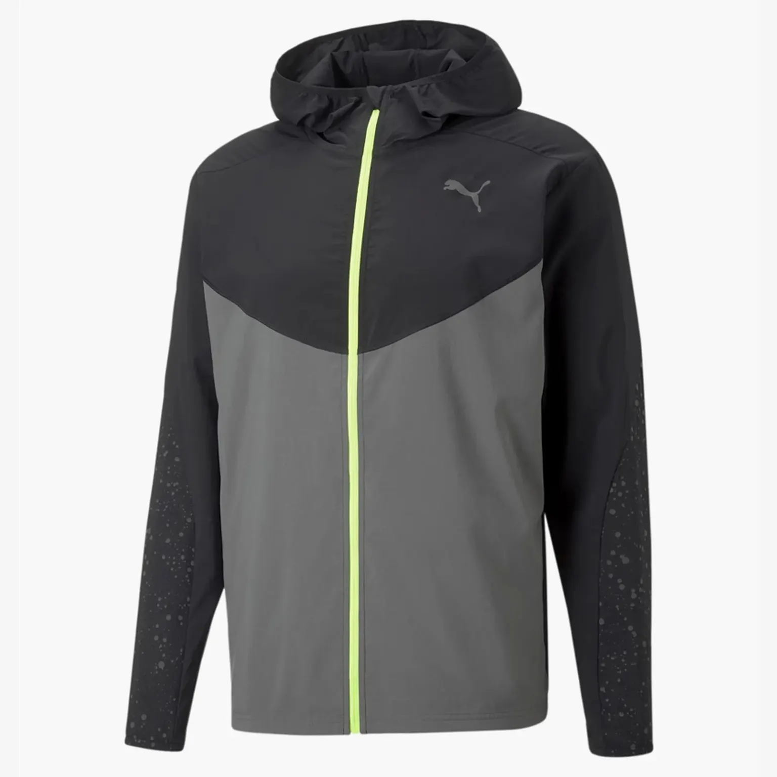 Куртка Чоловіча Puma Reflective Printed Woven Running Jacket Grey/Black 522409-15