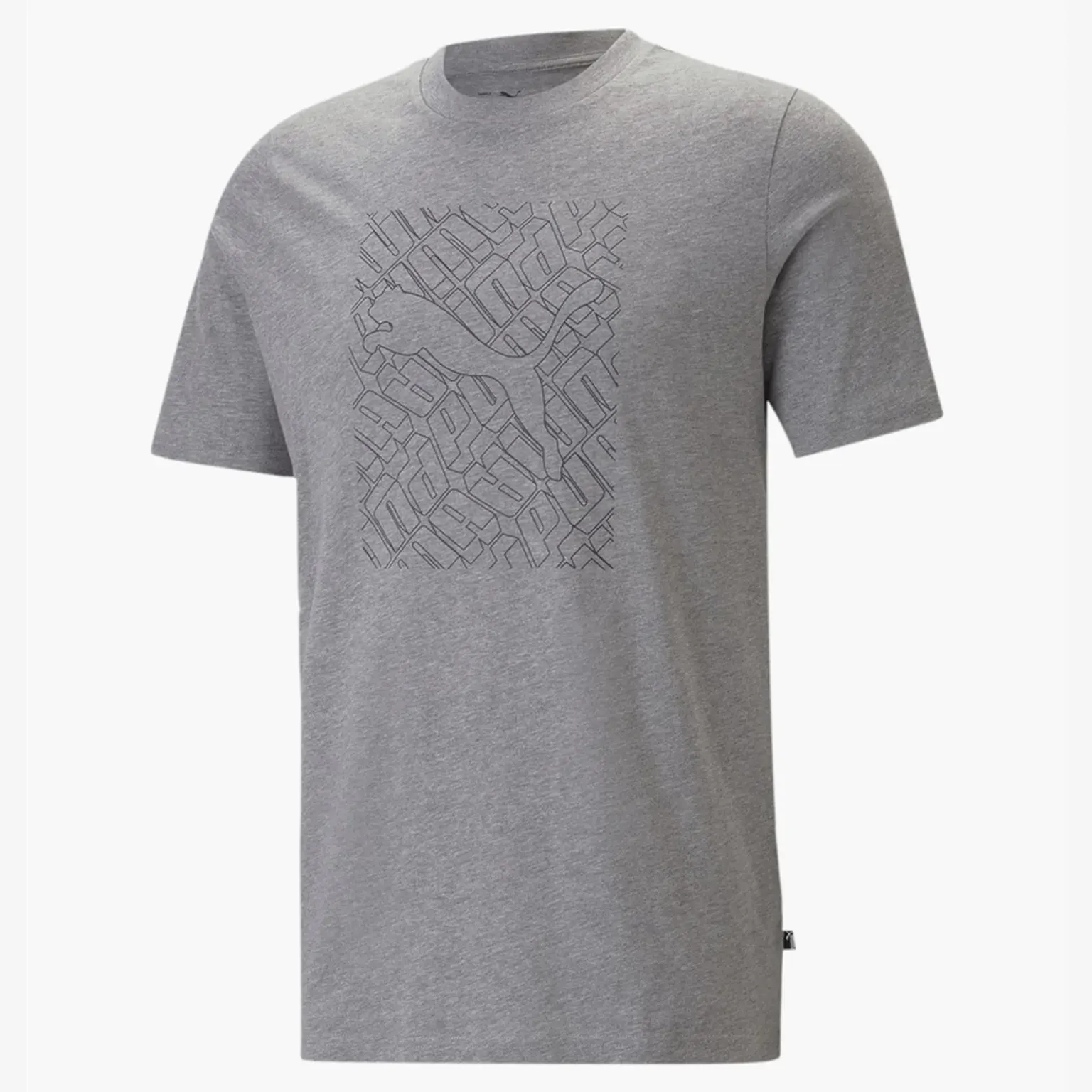 Футболка Мужская Puma Hc Graphic Grey 674474-03