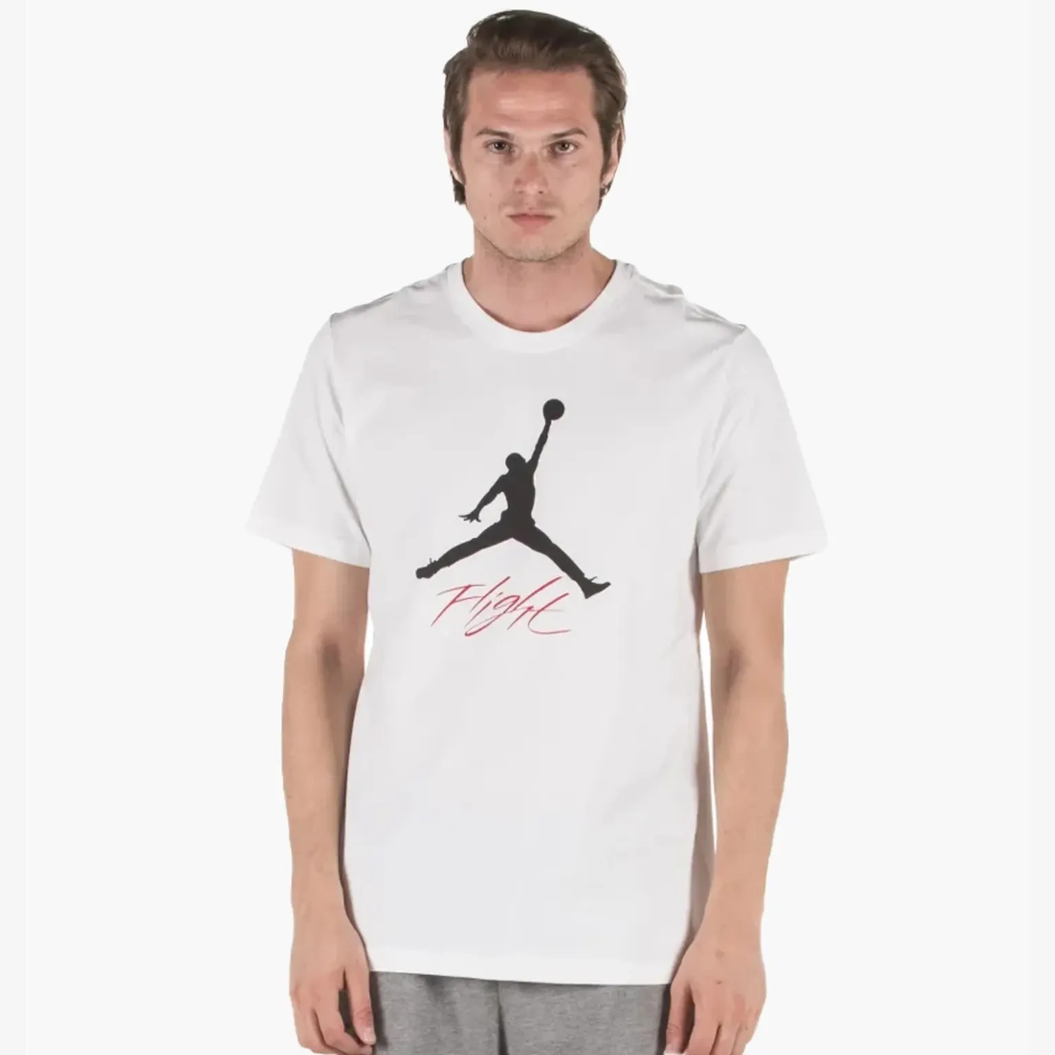 Футболка Чоловіча Jordan Jumpman Flight HBR Tee White AO0664-100