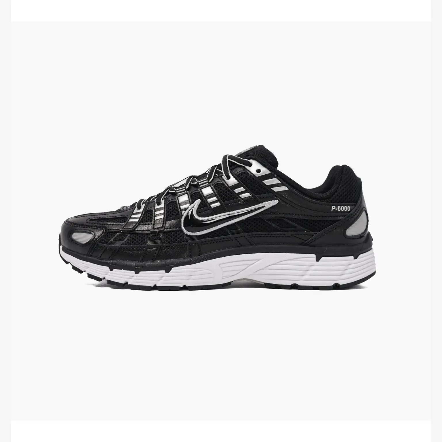 Кросівки Чоловічі Nike P-6000 Black/Metallic Silver CD6404-026