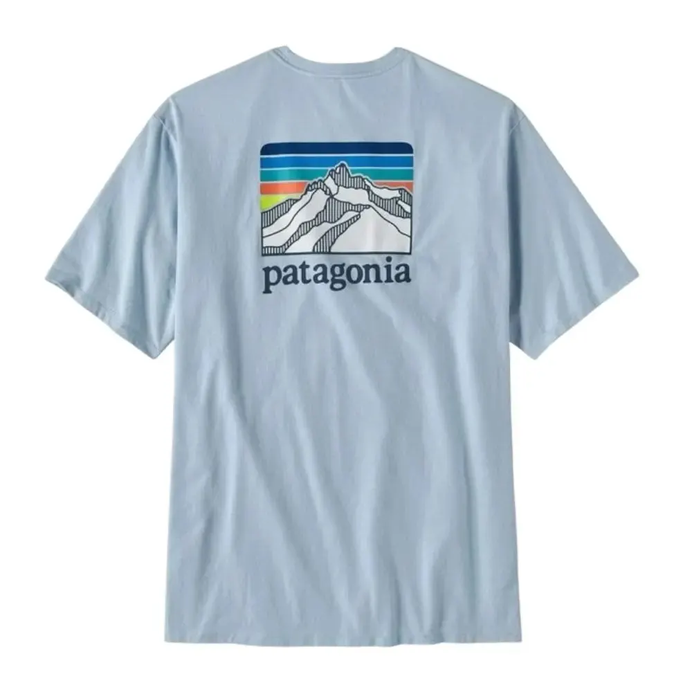 Футболка Чоловіча Patagonia Men's Line Logo Ridge Pocket Responsibili-Tee CHLE38511