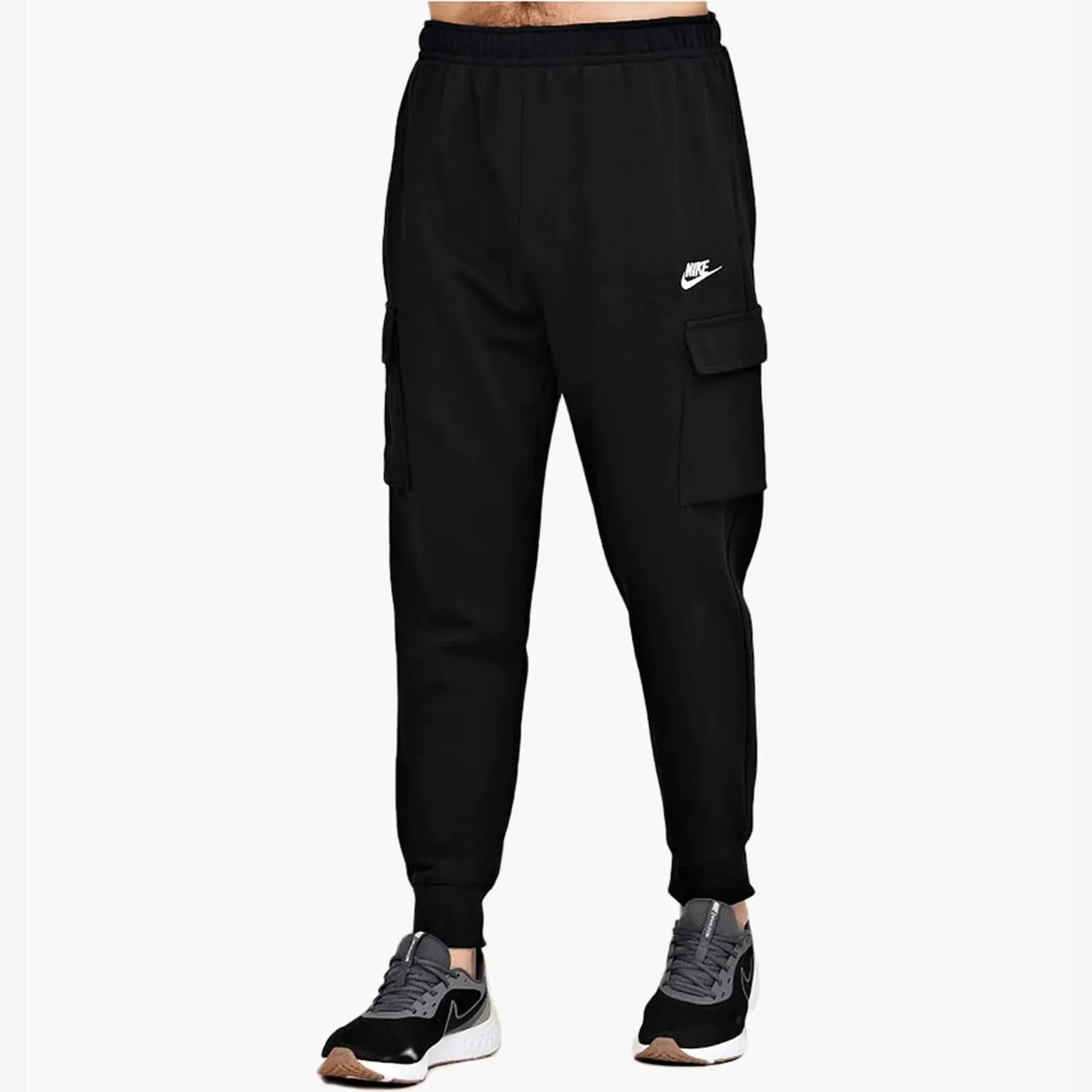 Штани Чоловічі Nike Sportswear Club French Terry Cargo Pants Black CZ9954-010