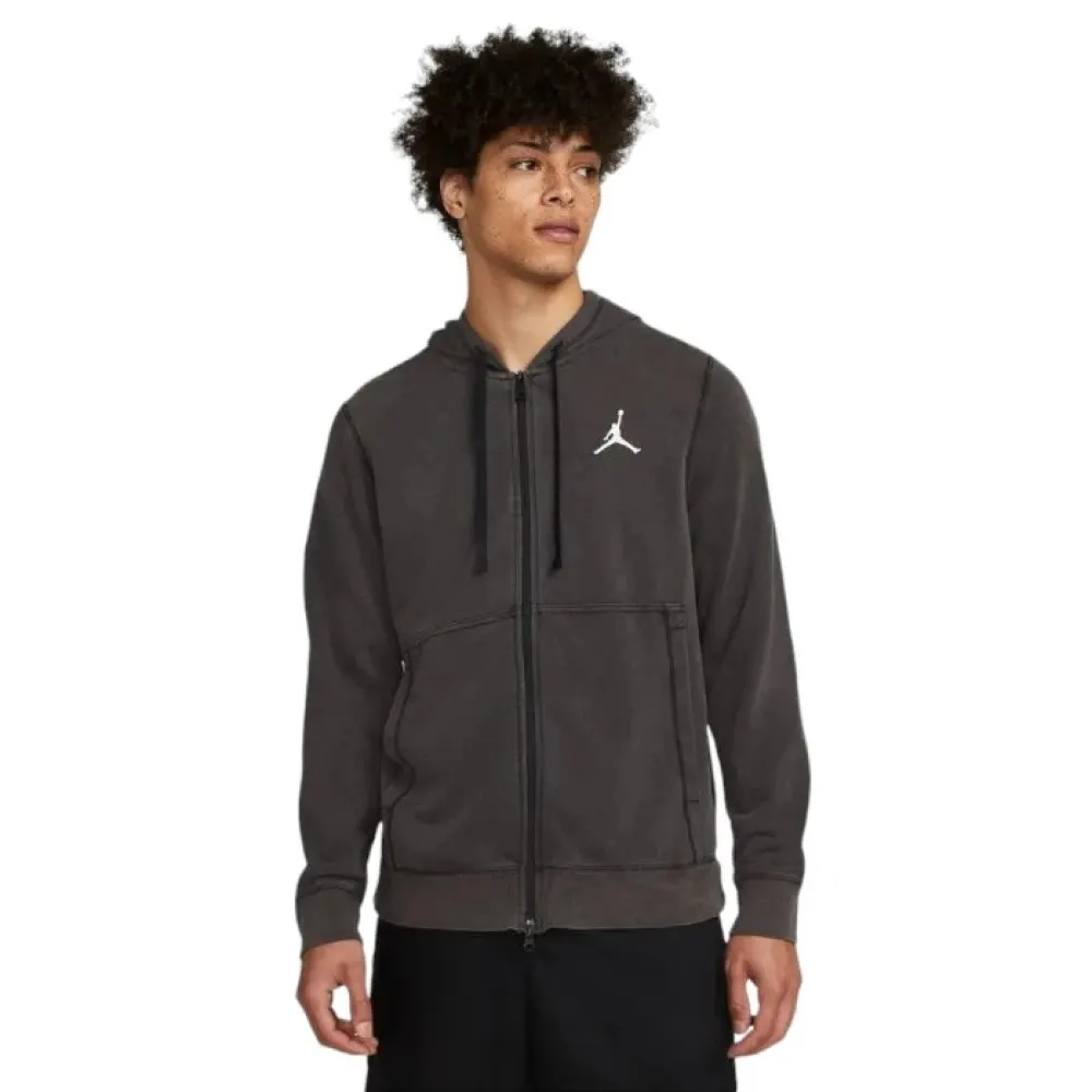 Худі Чоловіче Jordan Dri-FIT Air Fleece Full-Zip Hoodie Black/White DC9737-010