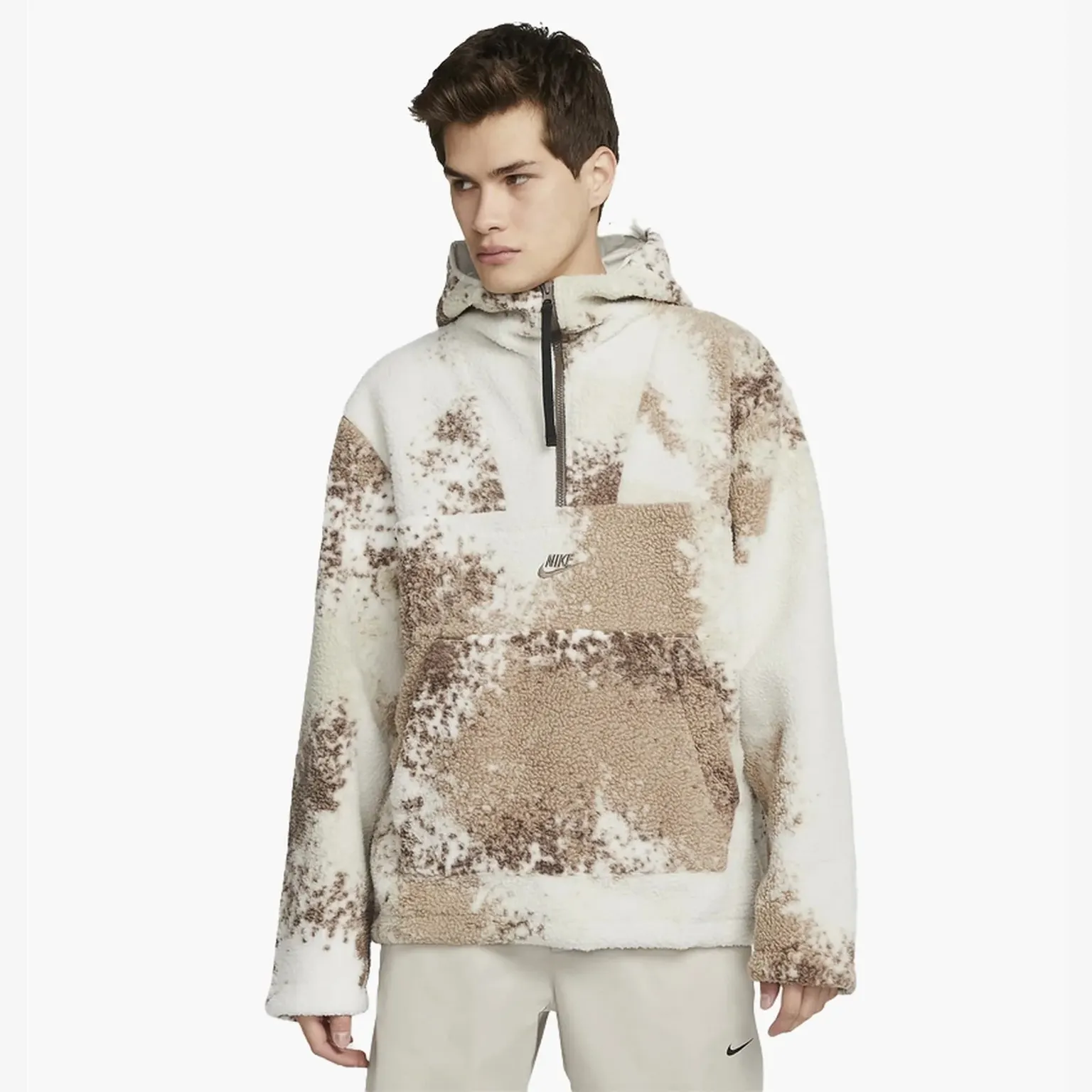 Худі Чоловіче Nike 1/2-Zip Hoodie White/Beige Dd5009-072