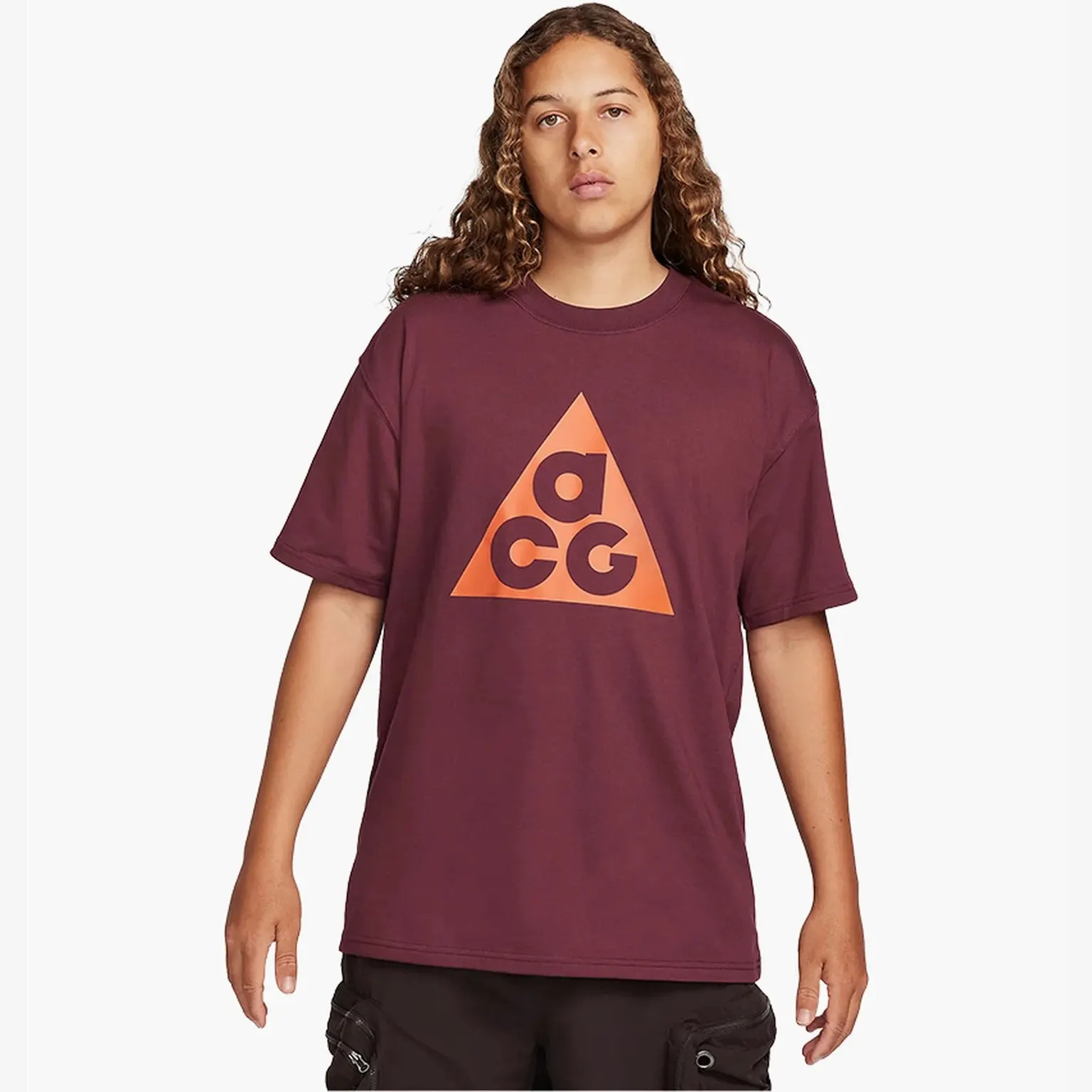 Футболка Чоловіча Nike ACG Tee Bordo Logo DJ3644-681