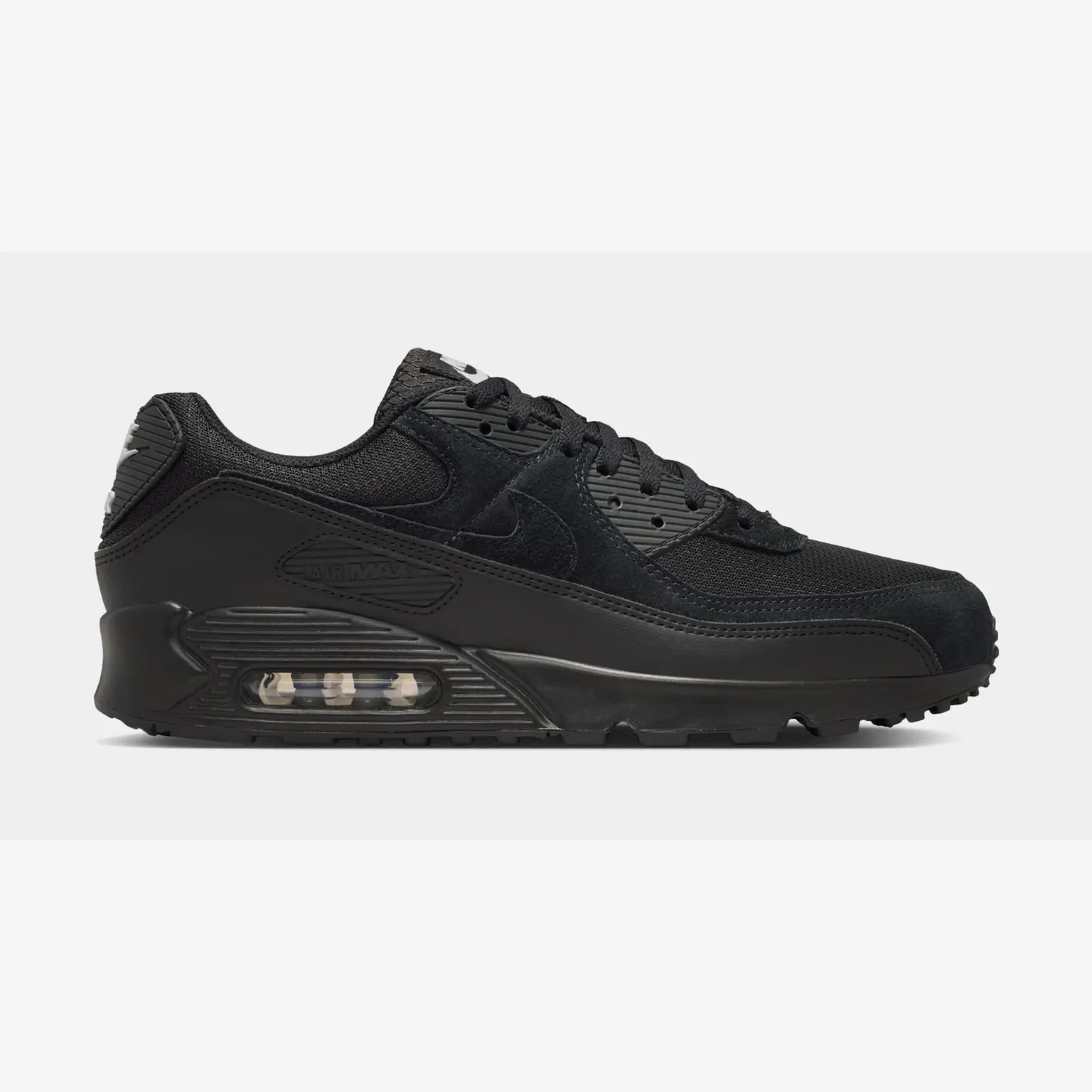 Кросівки Чоловічі Nike Air Max 90 Black Light Smoke Grey DM0029-024