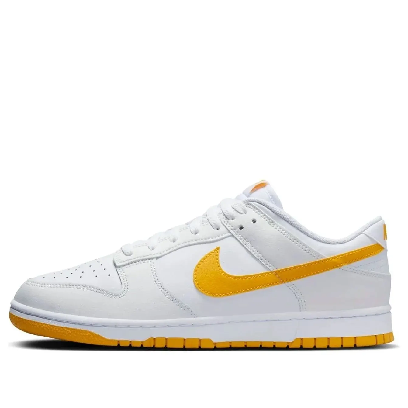 Кросівки Чоловічі Nike Dunk Low Retro White/University Gold DV0831-110