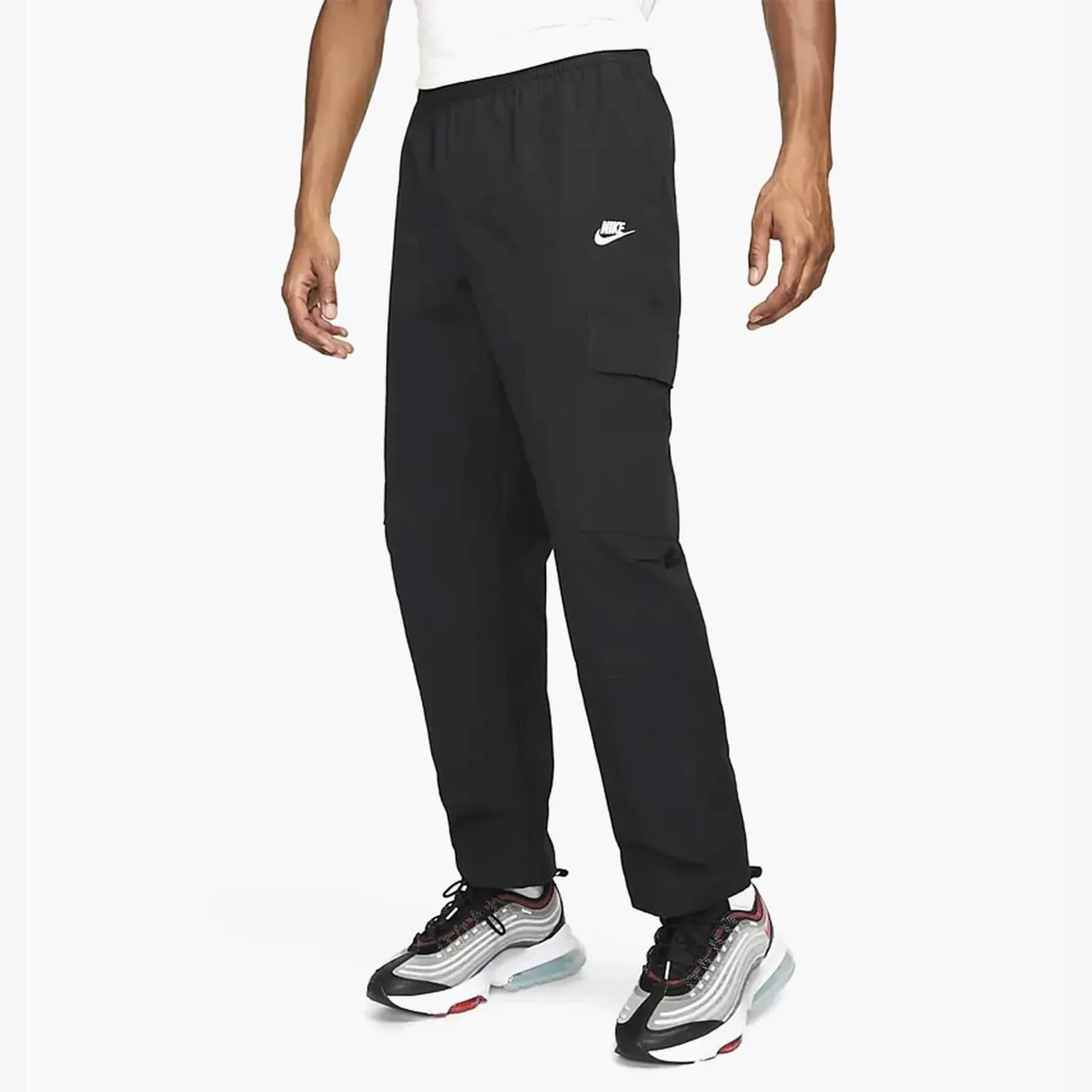 Штани Чоловічі Nike Club Woven Cargo Pants Black DX0613-010