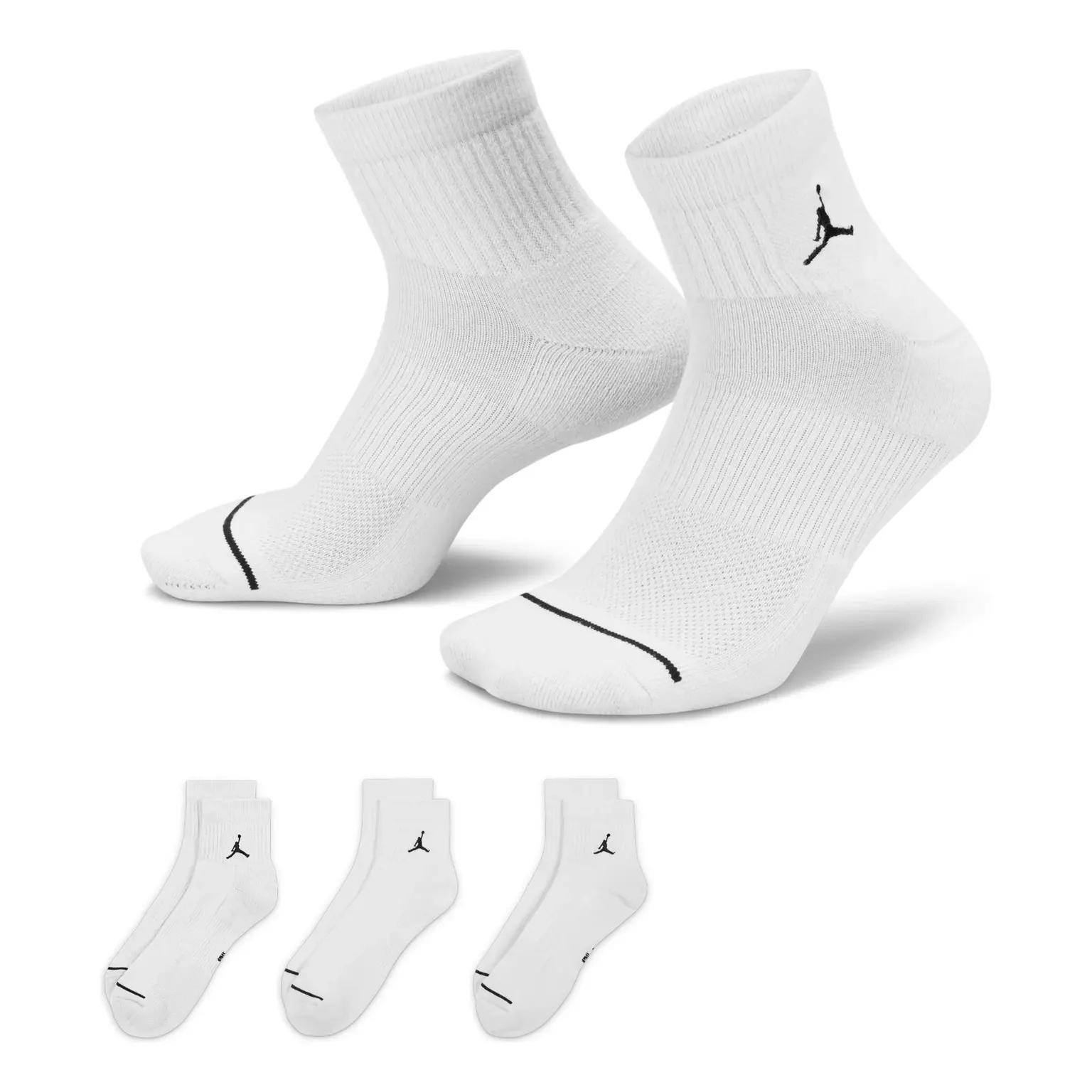 Шкарпетки Чоловічі Nike Cush Poly Ankle White Dx9655-100