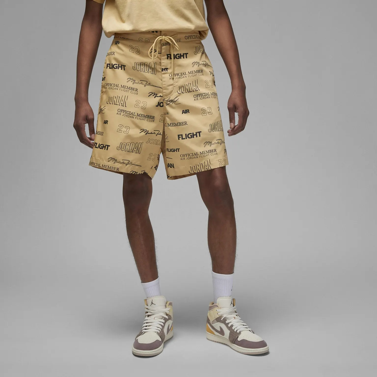 Шорти Чоловічі Air Jordan Flight MVP Woven Shorts Sesame DX9726-252