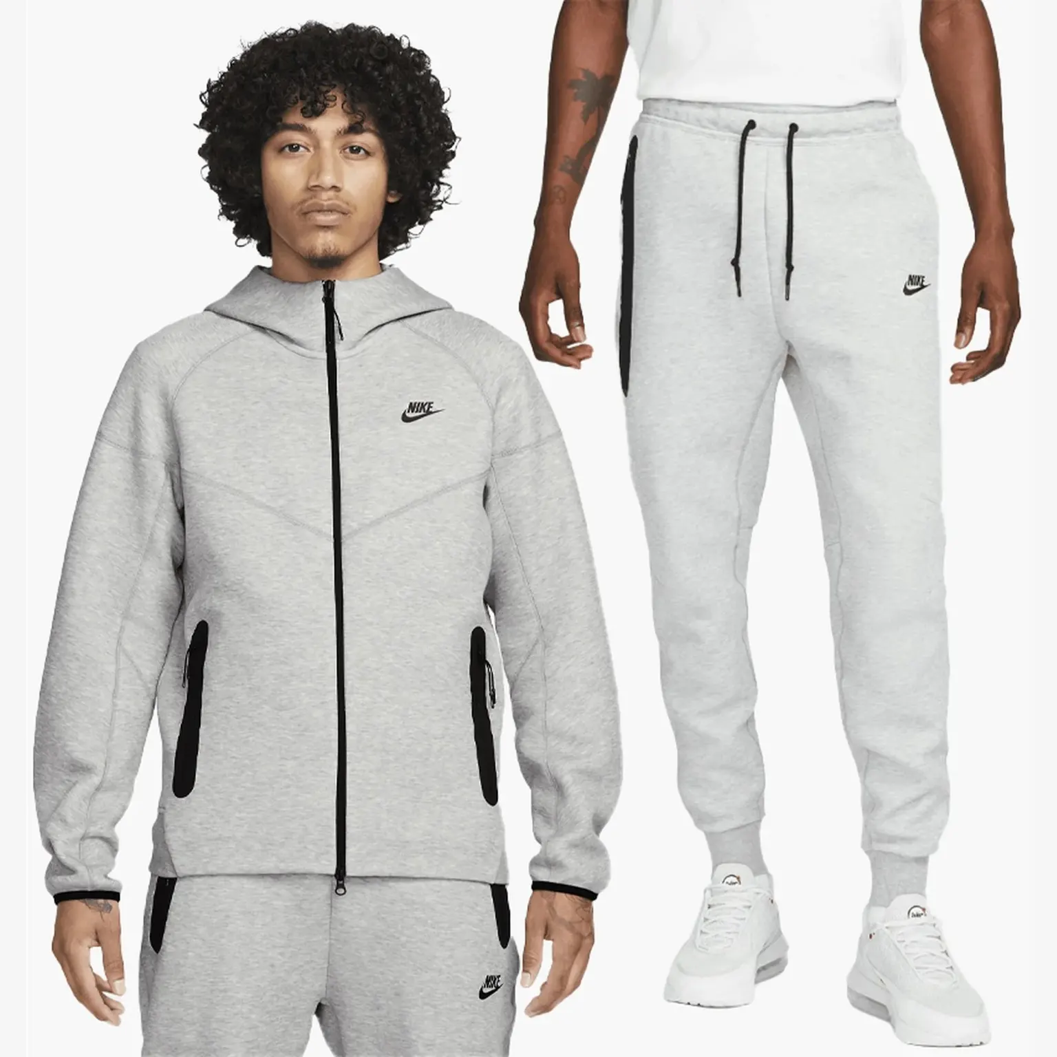 Спортивний костюм Чоловічий Nike Tech Fleece Windrunner Tracksuit Grey FB7921-063₴FB8002-063