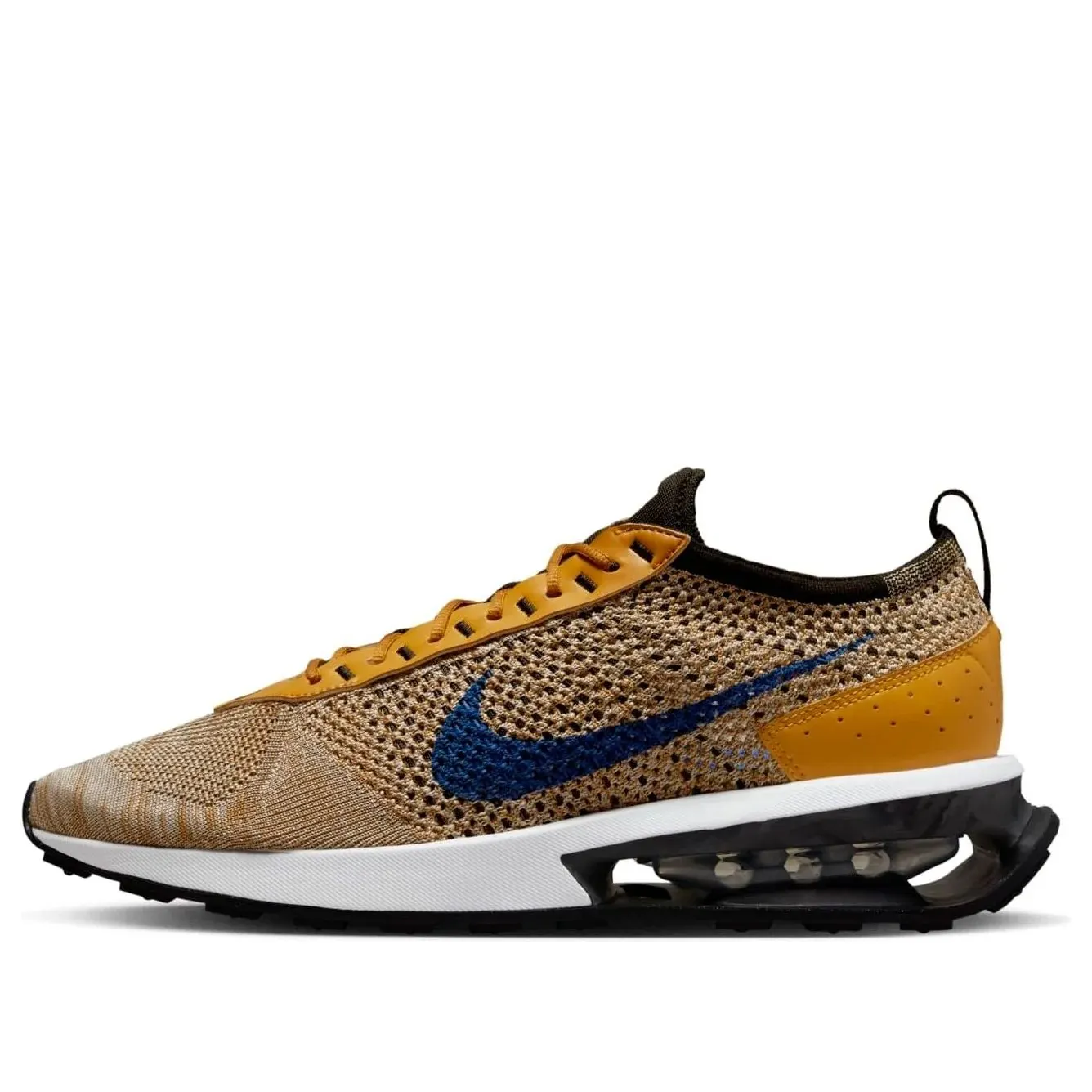 Кросівки Чоловічі Nike Air Max Flyknit Racer Elemental Gold/Hyper Royal FD2764-700