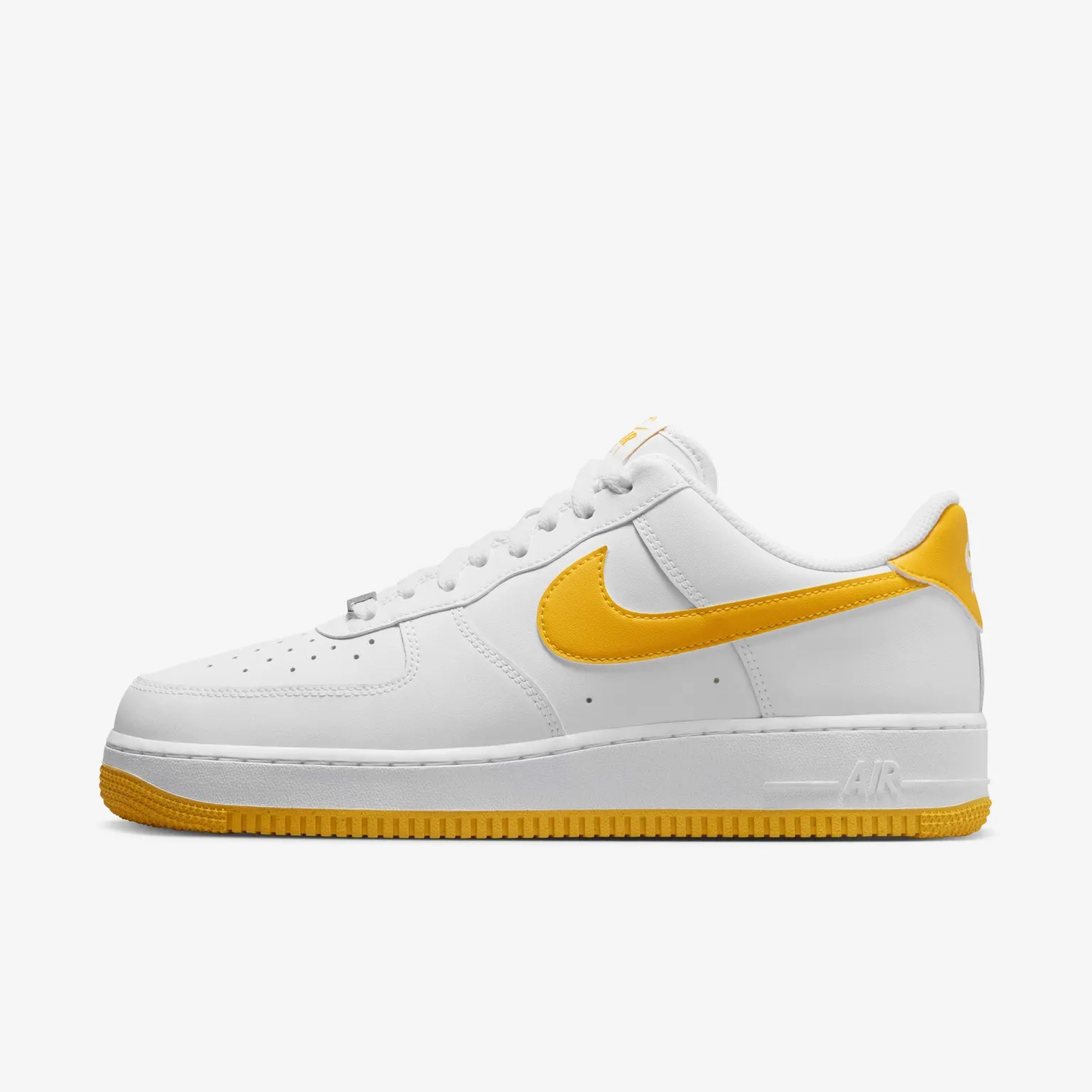 Кросівки Чоловічі Nike Air Force 1 '07 Low White/University Gold FJ4146-105