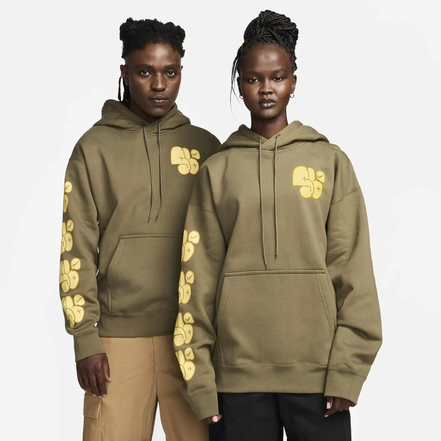 Худі Чоловіче Nike SB Hoodie Olive FN2579-222