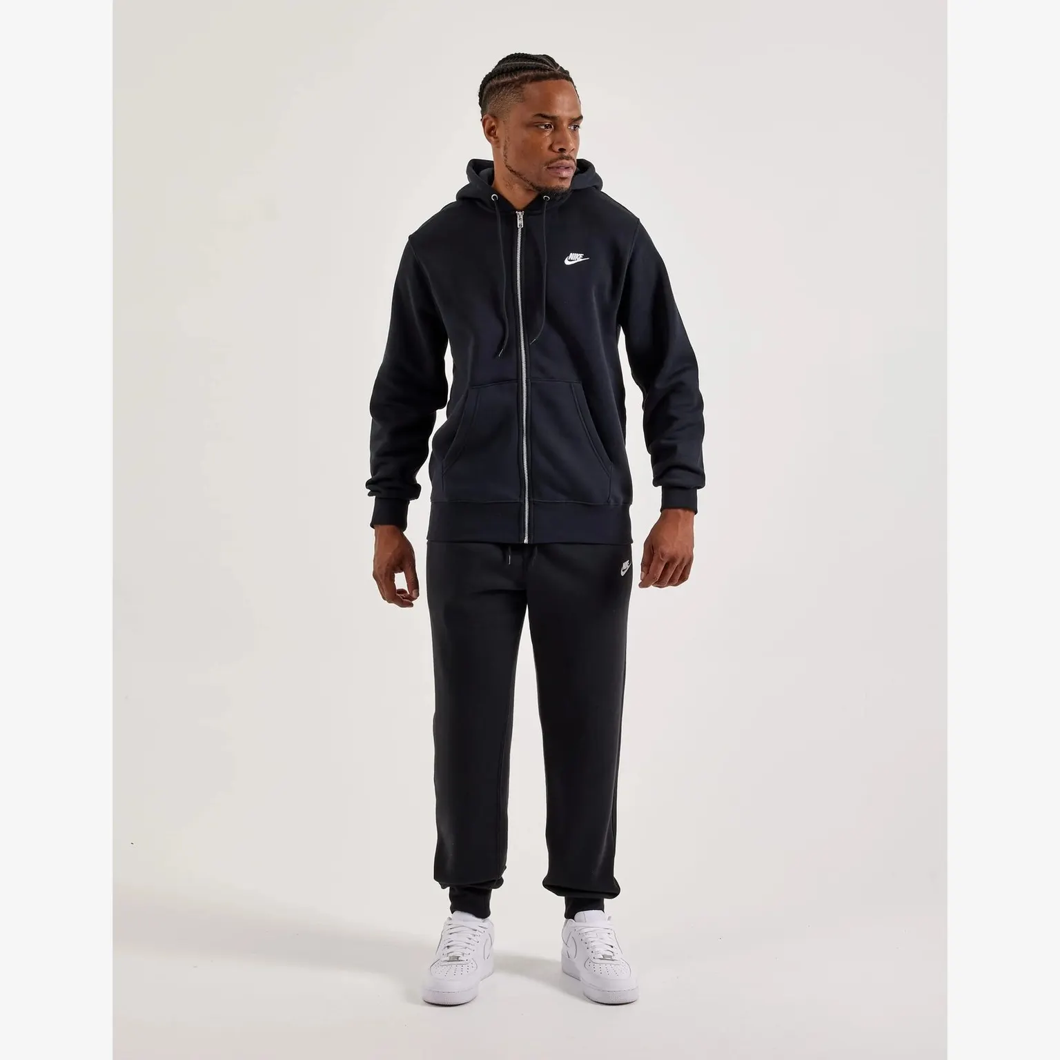 Худі Чоловіче Nike Club Fleece Full-Zip Hoodie Black FN3861-010