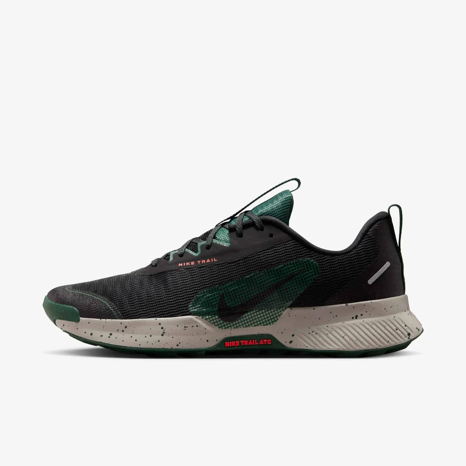 Кросівки Чоловічі Nike Juniper Trail 3 Black/Black/Fir/Bright Crimson FQ0904-006