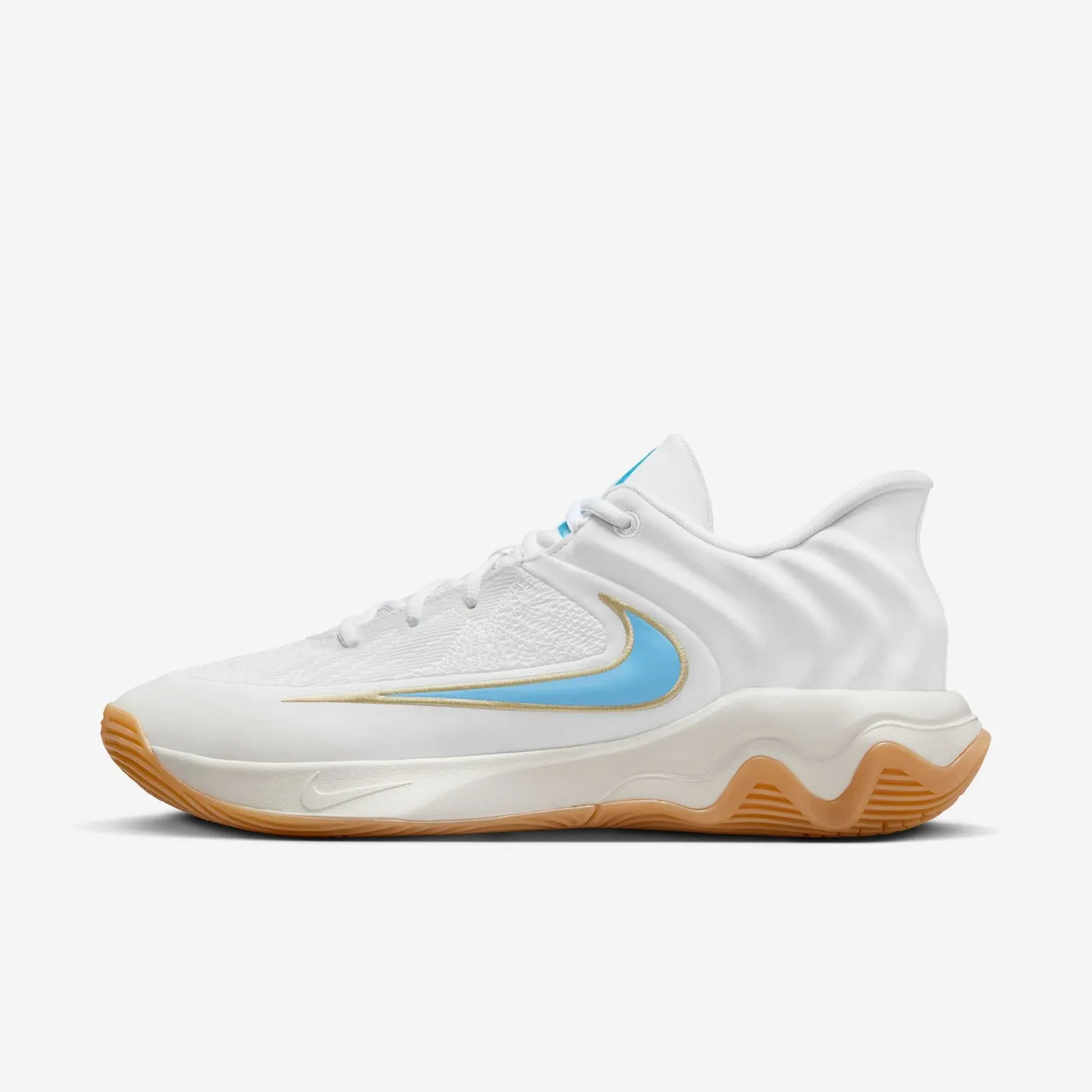 Кросівки Чоловічі Nike Giannis Immortality 4 White/Aquarius Blue FQ3680-101