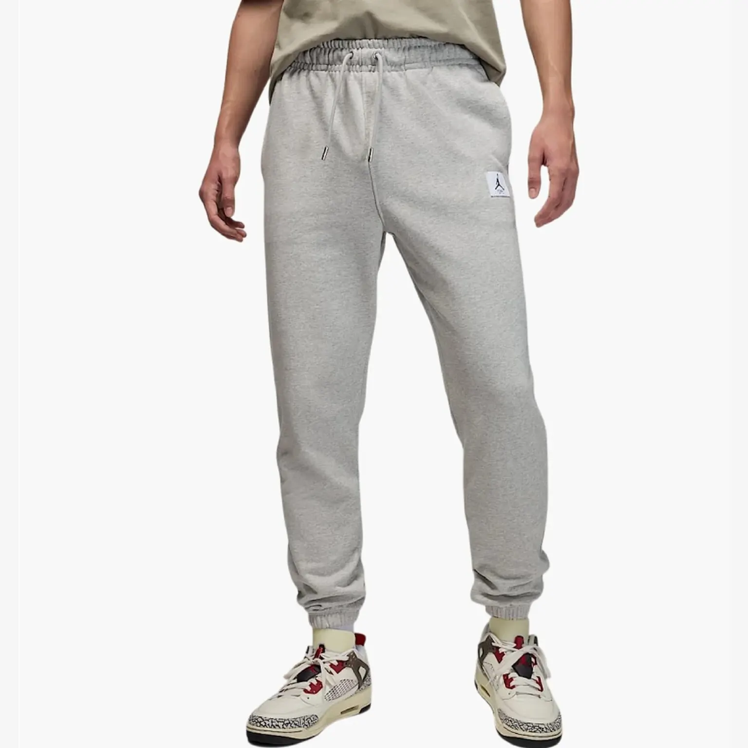 Штани Чоловічі Jordan Flight Fleece Grey FV7251-050