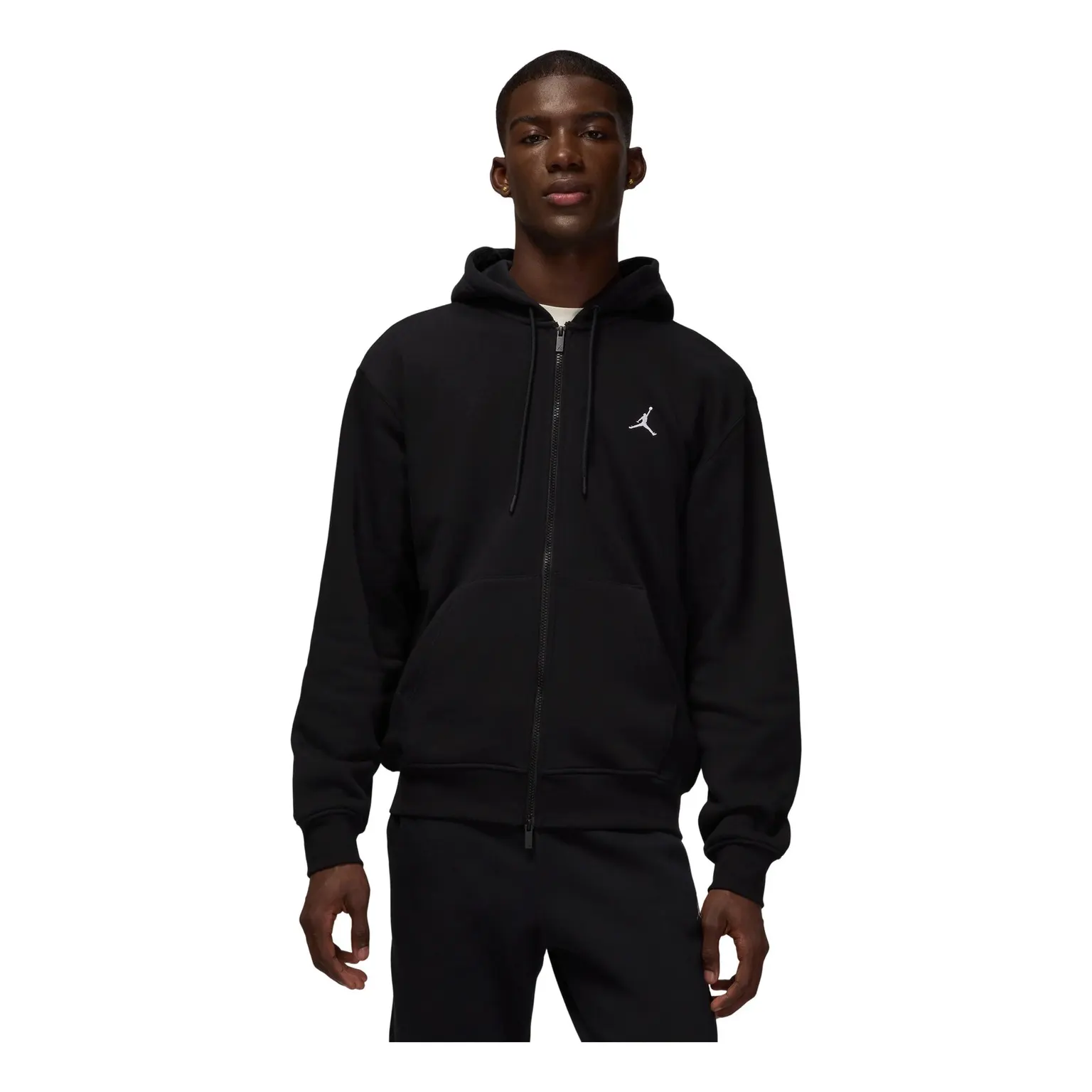 Худі Чоловіче Jordan Brooklyn Fleece Full-Zip Hoodie Black FV7289-010