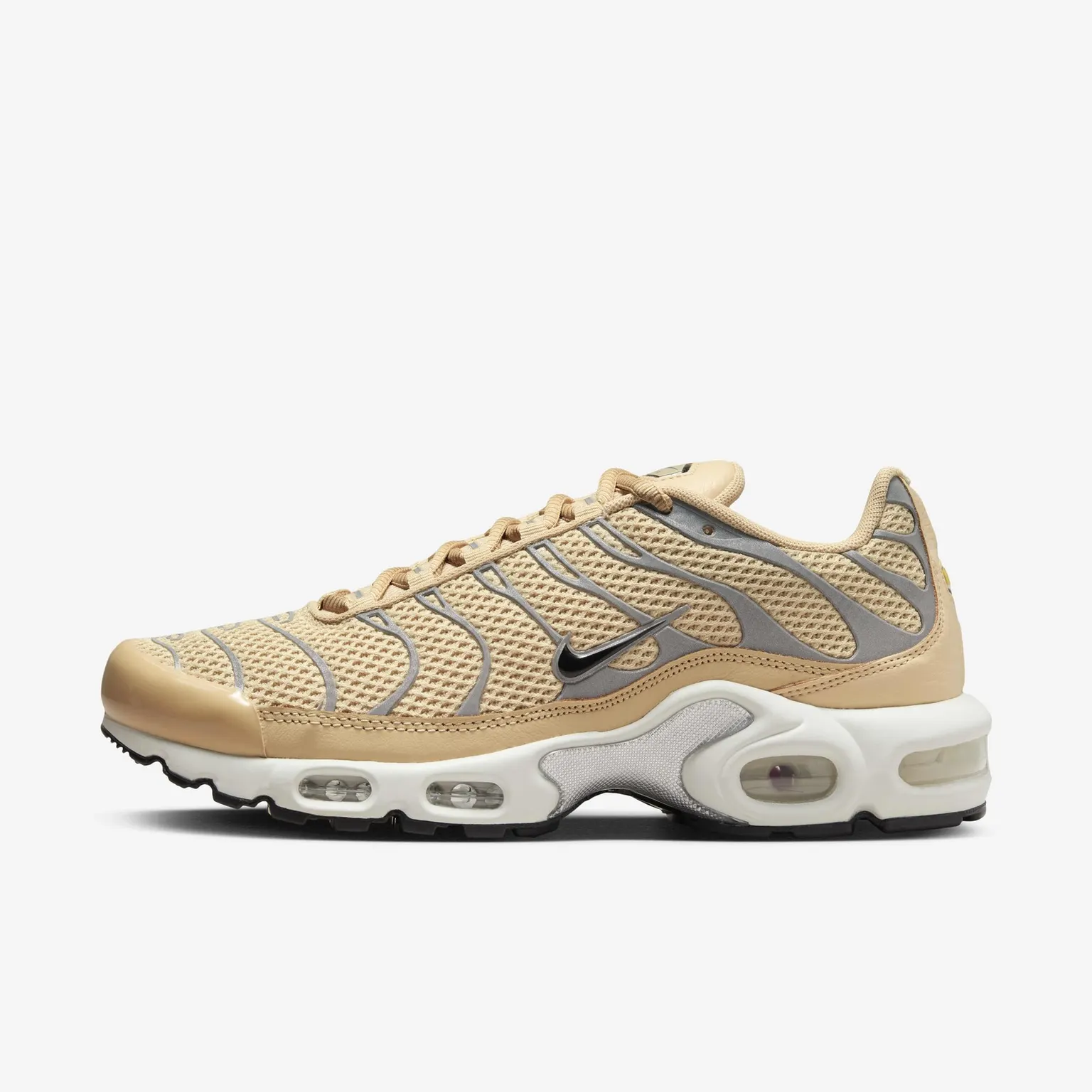 Кросівки Чоловічі Nike Air Max Plus Sesame/Metallic Silver/Light Orewood Brown/Black FV8480-200