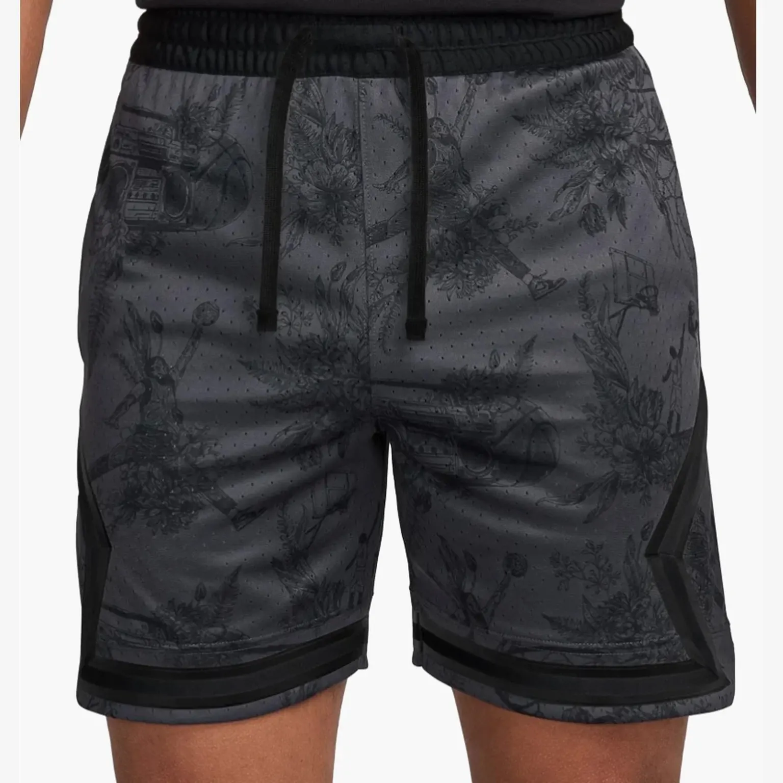 Шорти Чоловічі Jordan Dri-Fit Printed Diamond Shorts Black FV8614-010