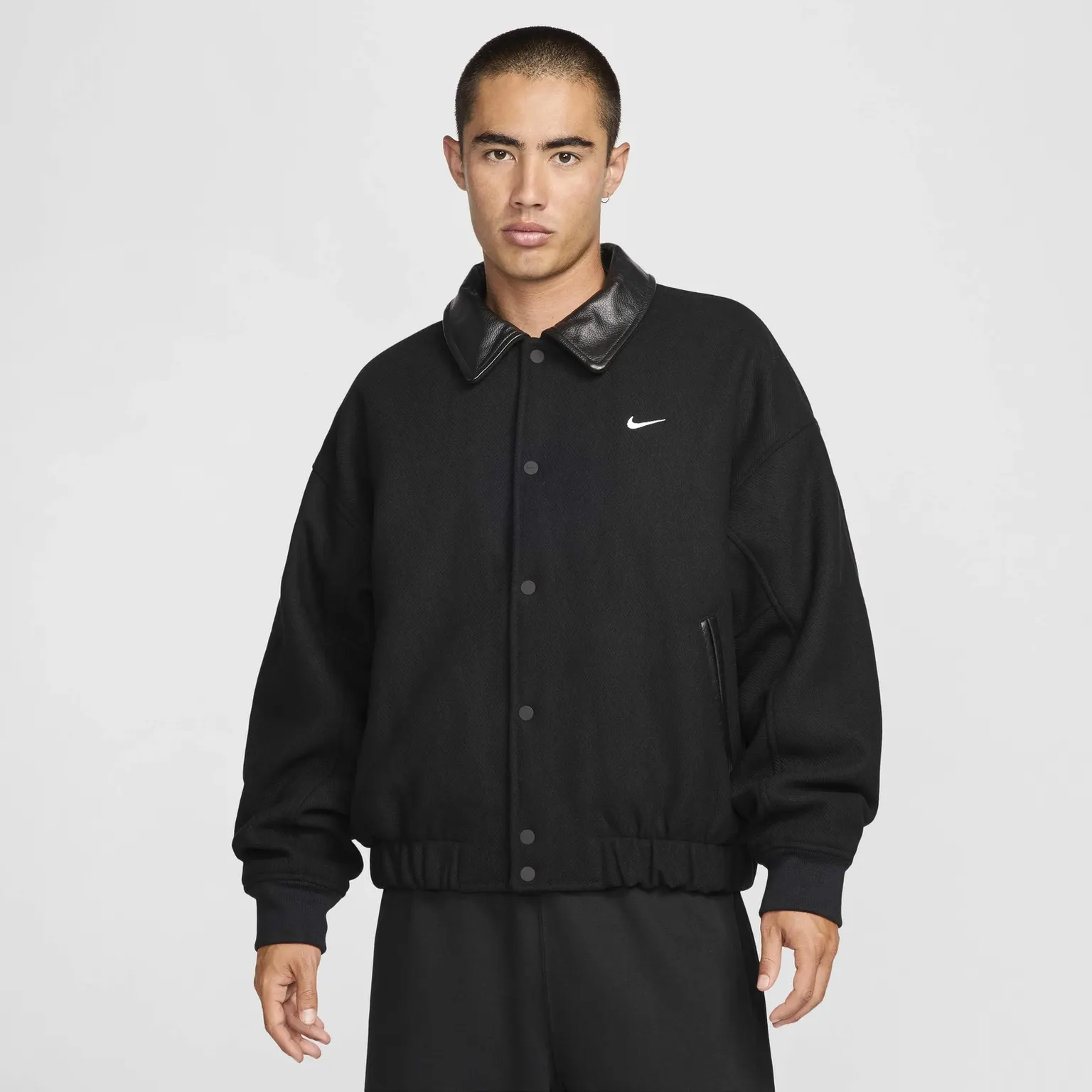 Куртка Чоловіча Nike Jacket Wool Black FZ1168-010