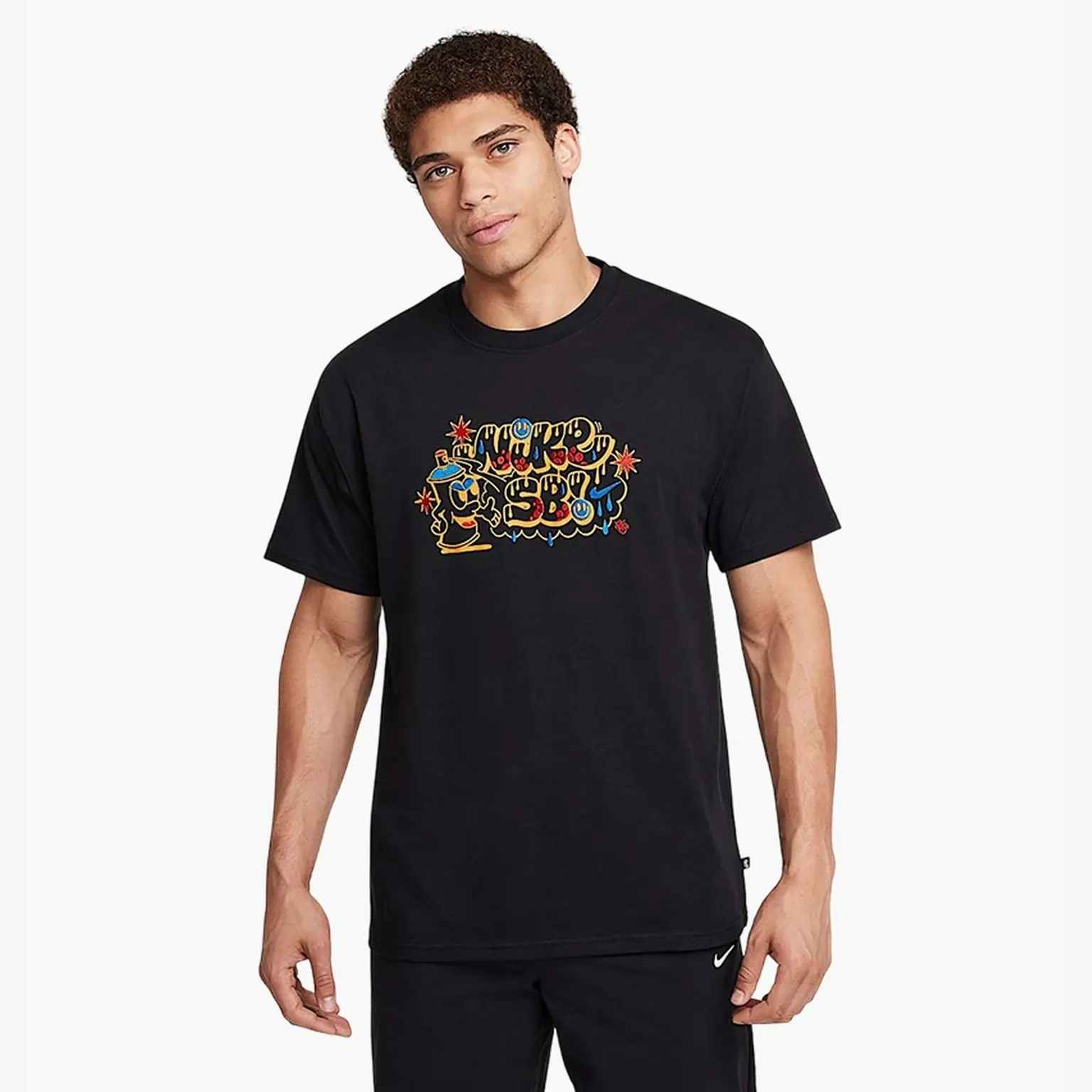 Футболка Чоловіча Nike Tee SB Graffiti Black FZ6712-010