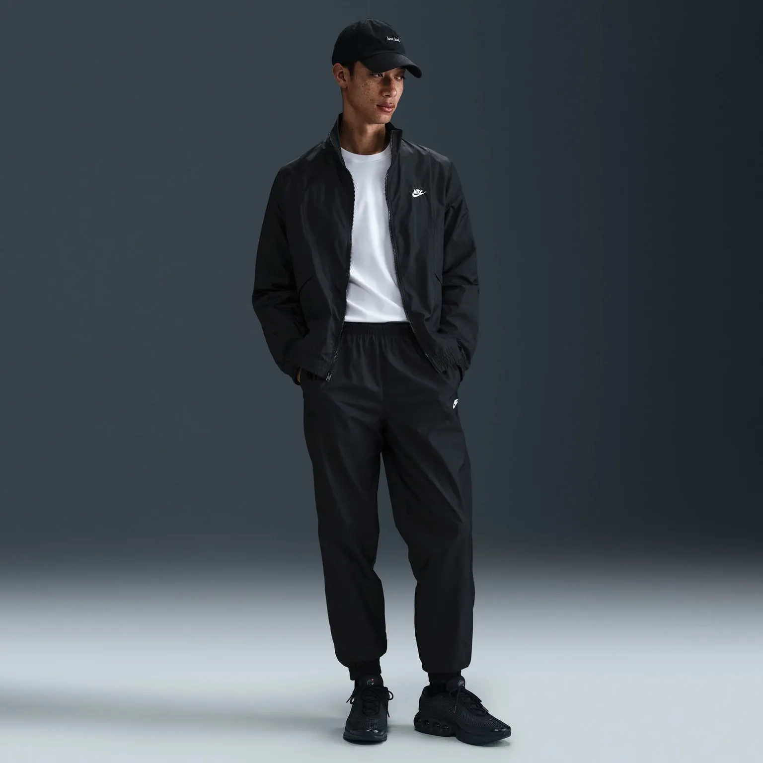 Спортивный костюм Мужской Nike Club Wvn Trk Black HJ1986-011_HJ1985-011