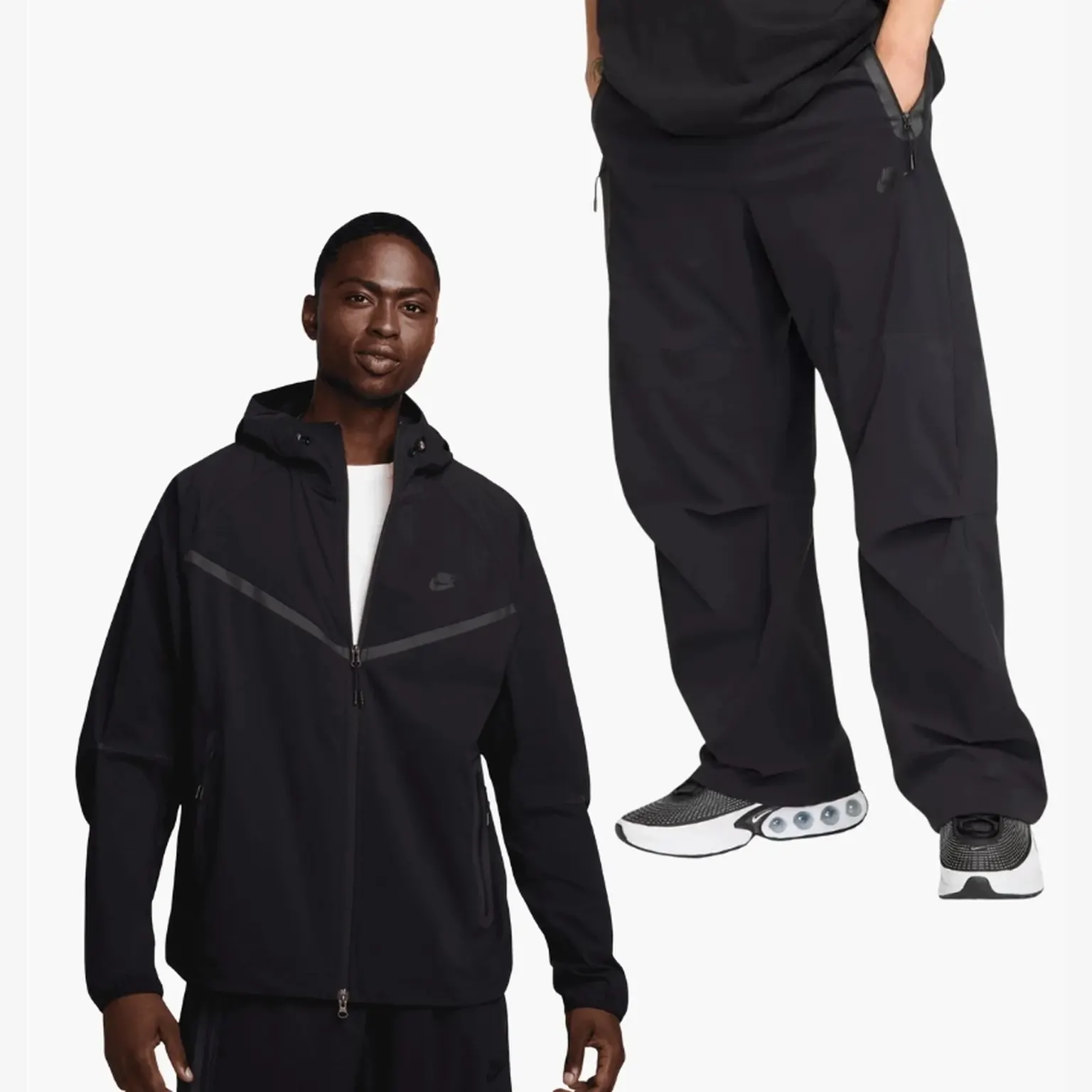 Спортивний костюм Чоловічий Nike Tech Woven Black HM7151-010__HM7158-010