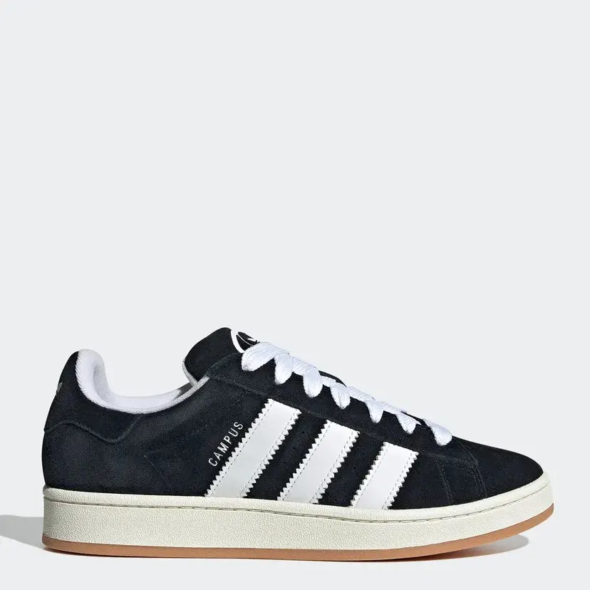 Кросівки Чоловічі adidas Campus 00s Black/White/Gum HQ8708