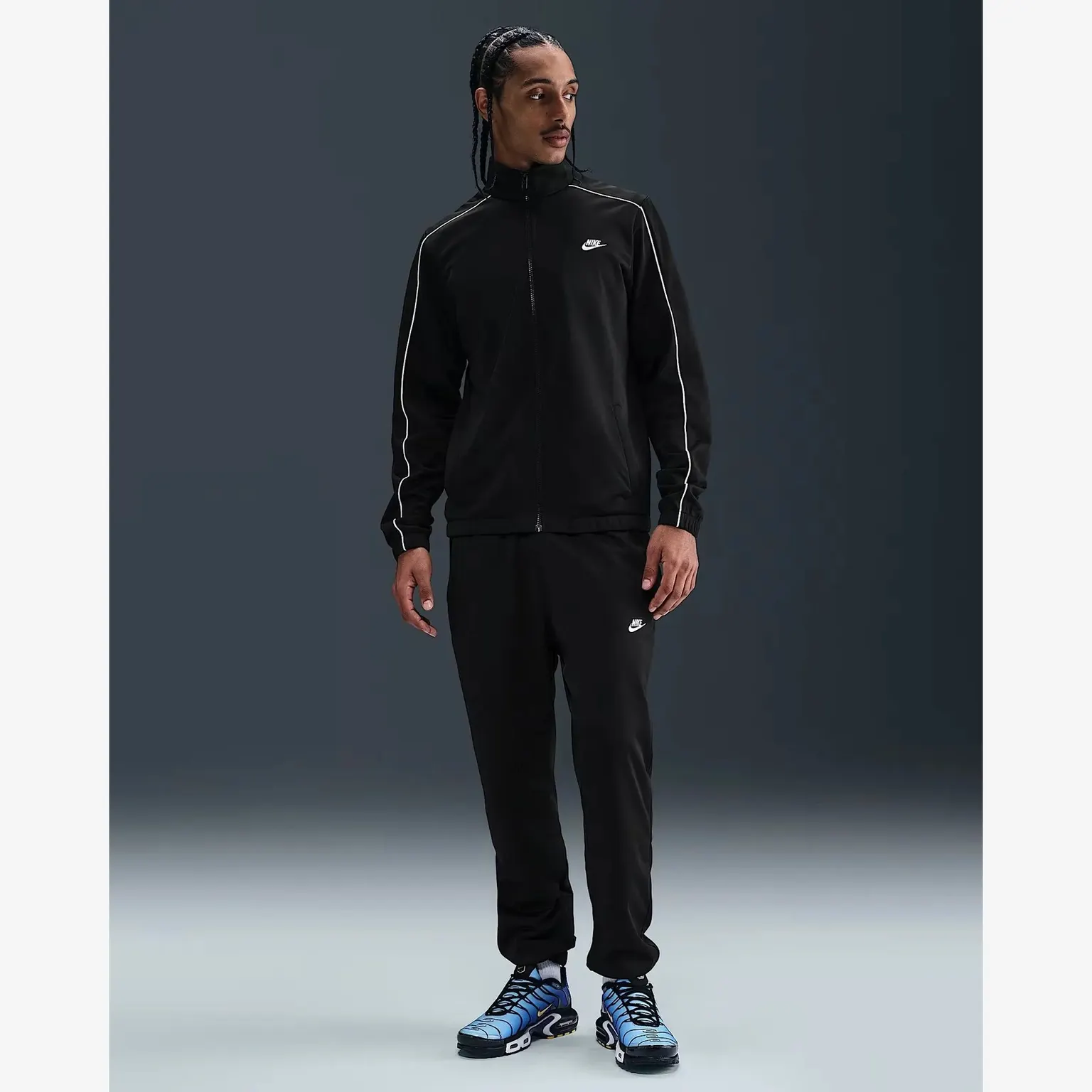 Спортивный костюм Мужской Nike Sportswear Club Poly-Knit Black HV1444-010