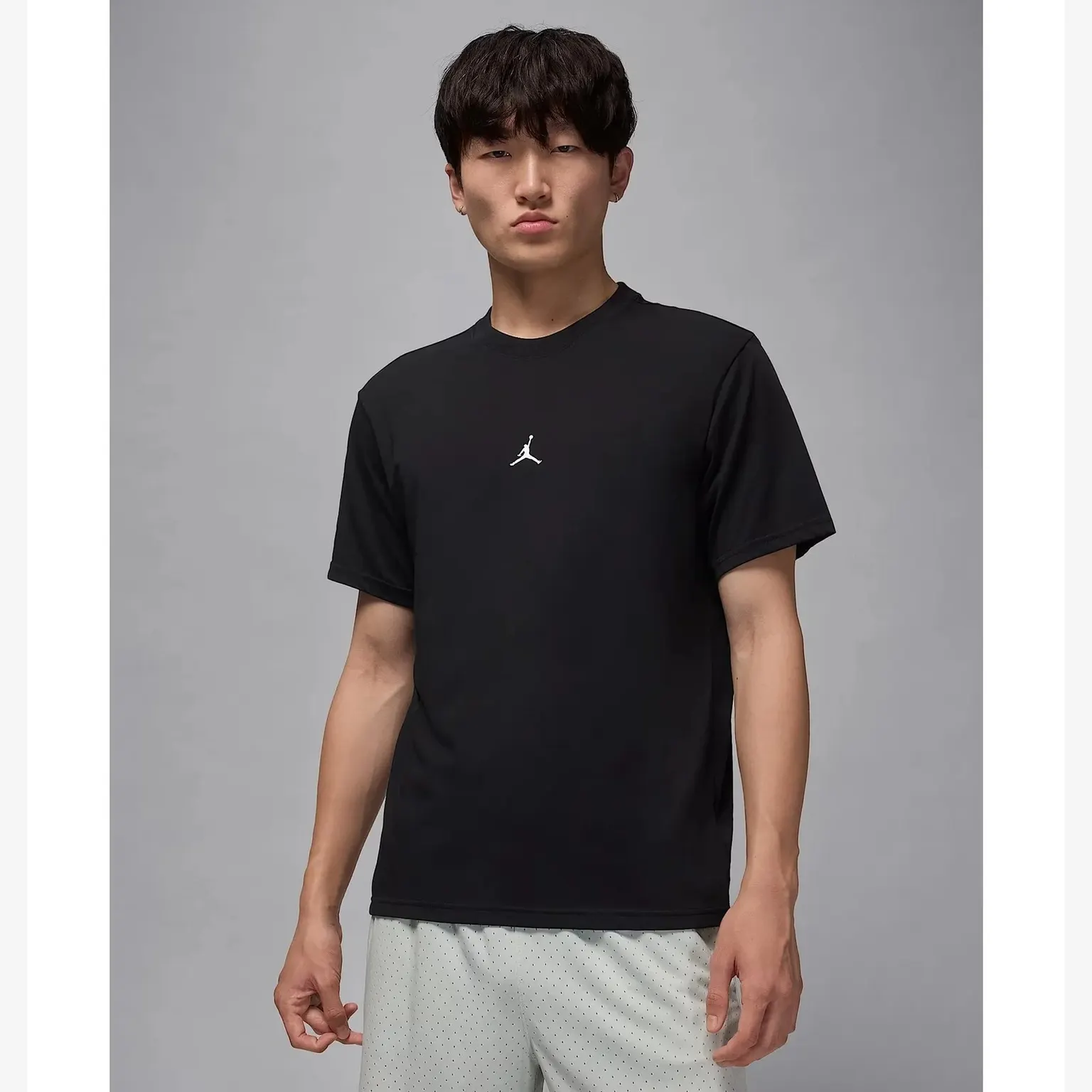 Футболка Чоловіча Jordan Sport Dri-FIT Jumpman T-Shirt Black/White IB6757-010