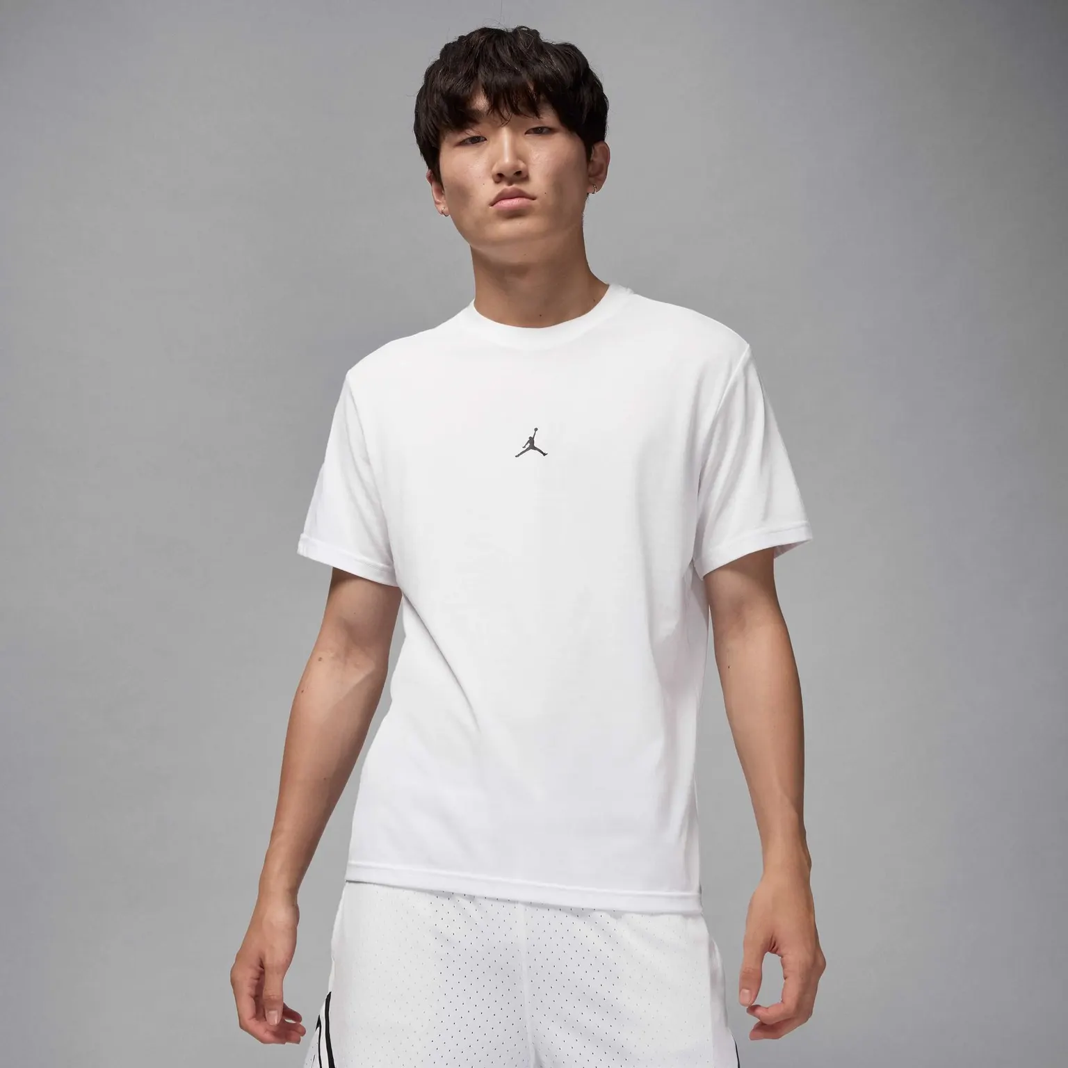 Футболка Чоловіча Jordan Sport Dri-FIT Jumpman T-Shirt White/Black IB6757-100