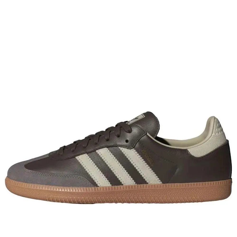 Кросівки Чоловічі adidas Samba OG Brown/Putty Grey/Gold Metallic ID1481