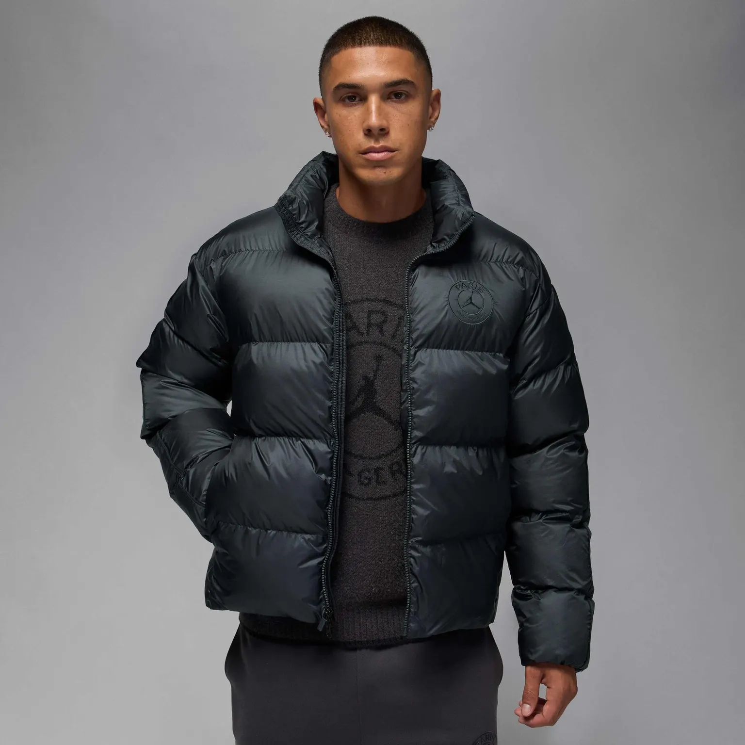 Куртка Чоловіча Jordan Puffer Jkt PSG Anthracite/Off-Noir IF5489-060