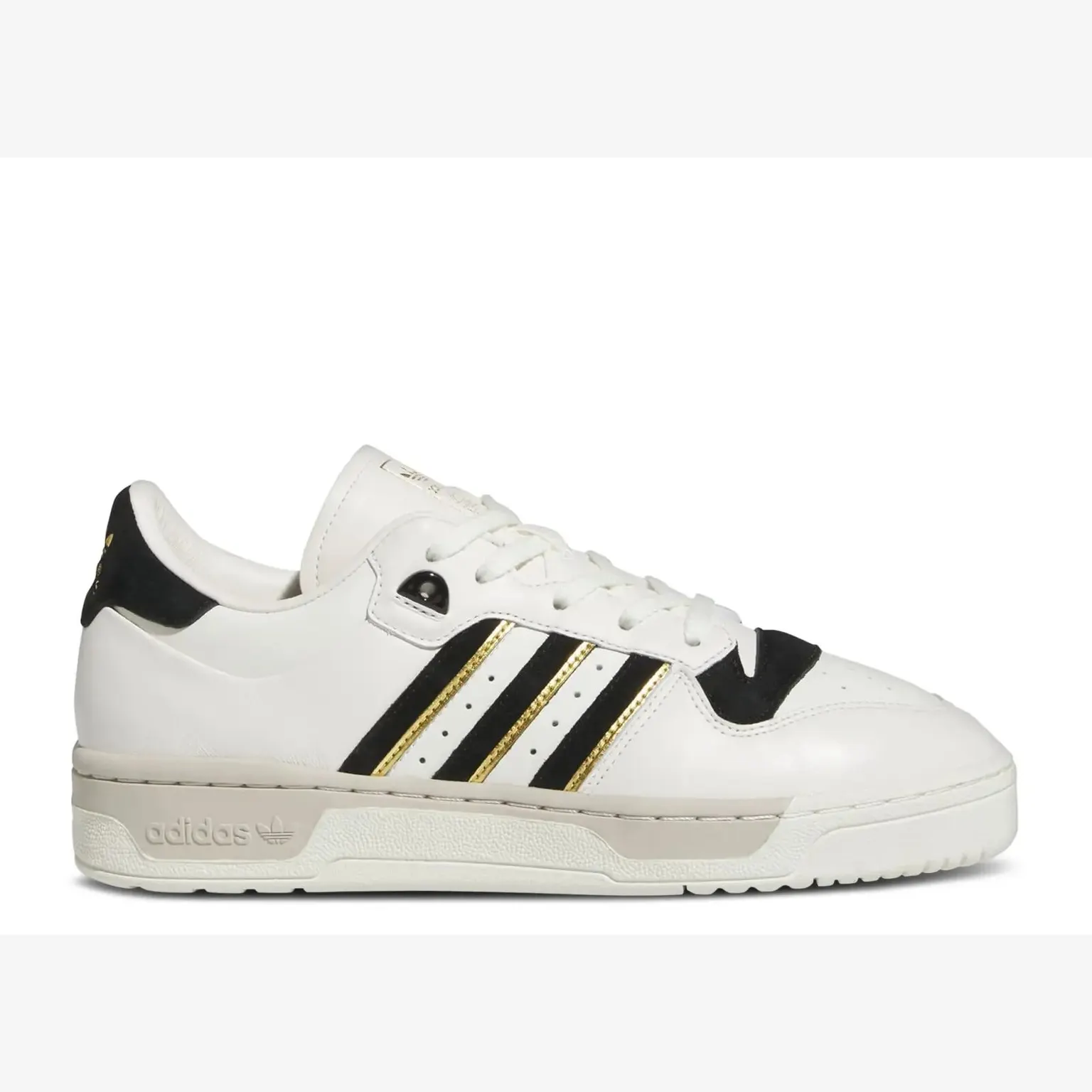 Кеди Чоловічі adidas Rivalry 86 Low White/Black/Gold IF6262