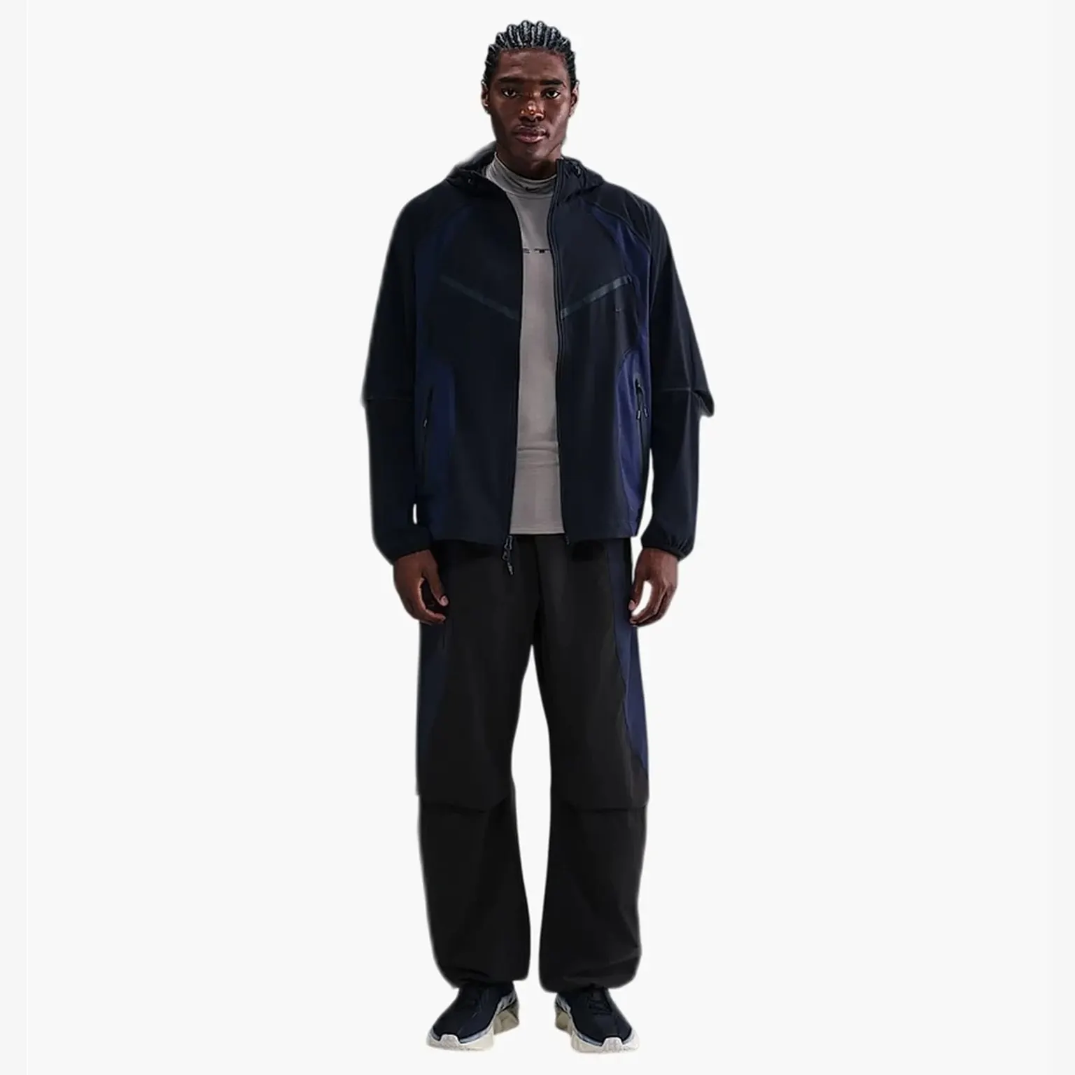 Штани Чоловічі Nike Tech Dri-FIT Woven Color-Block Oversized Pants Black IH8466-010