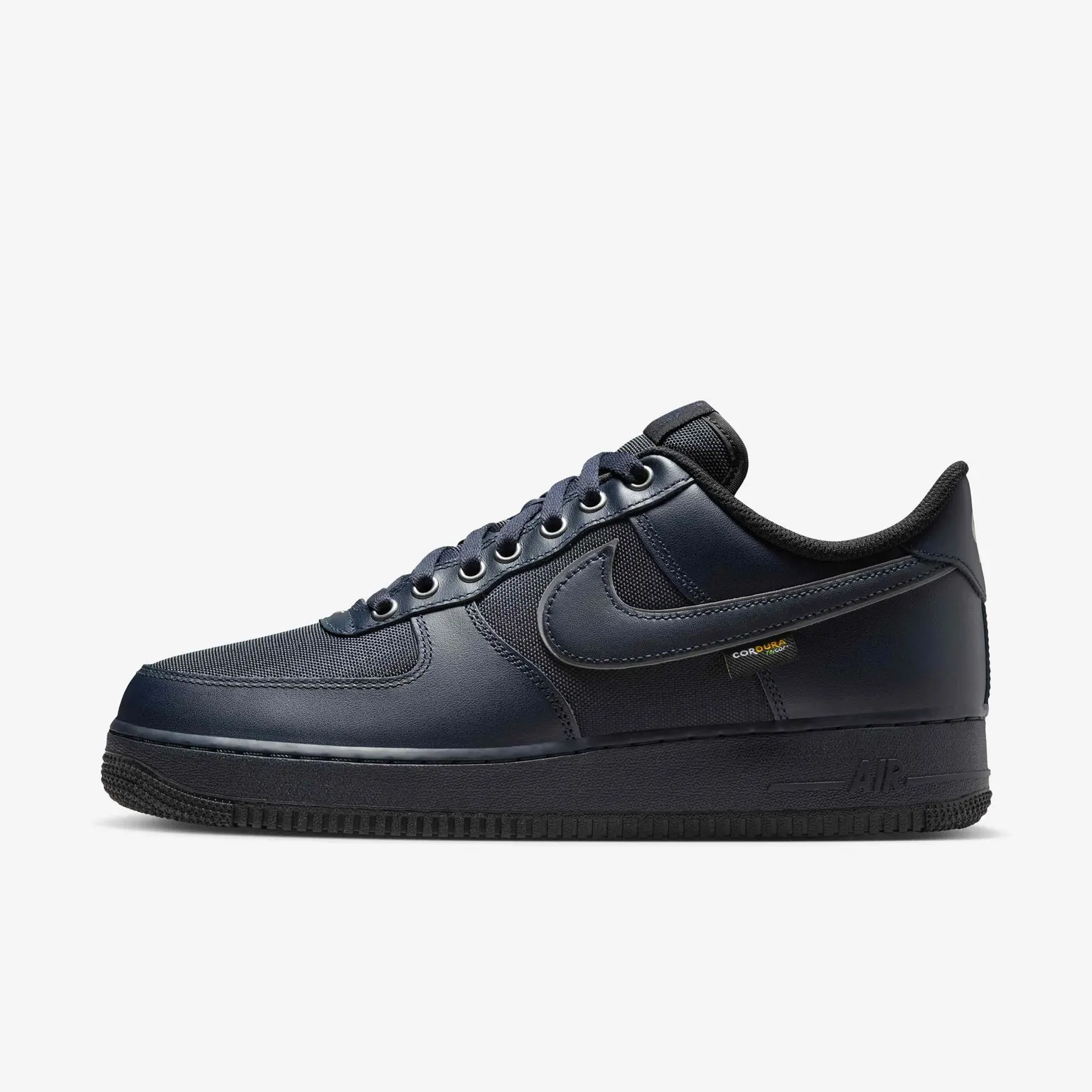 Кросівки Чоловічі Nike Air Force 1 Low Cordura Dark Obsidian/Black/Metallic Silver IM6001-475