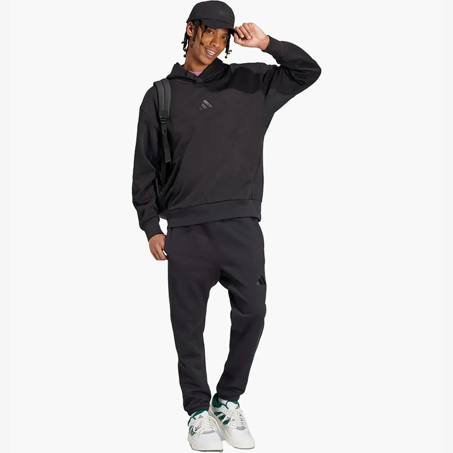 Спортивний костюм Чоловічий adidas All Szn Fleece Black IX1253_IX1246