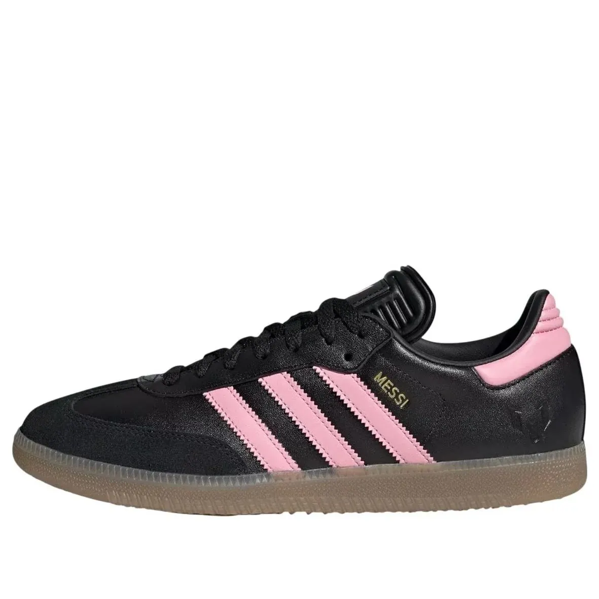 Кросівки Чоловічі adidas Samba Messi Indoor Black Gold Metallic Gum JP7845
