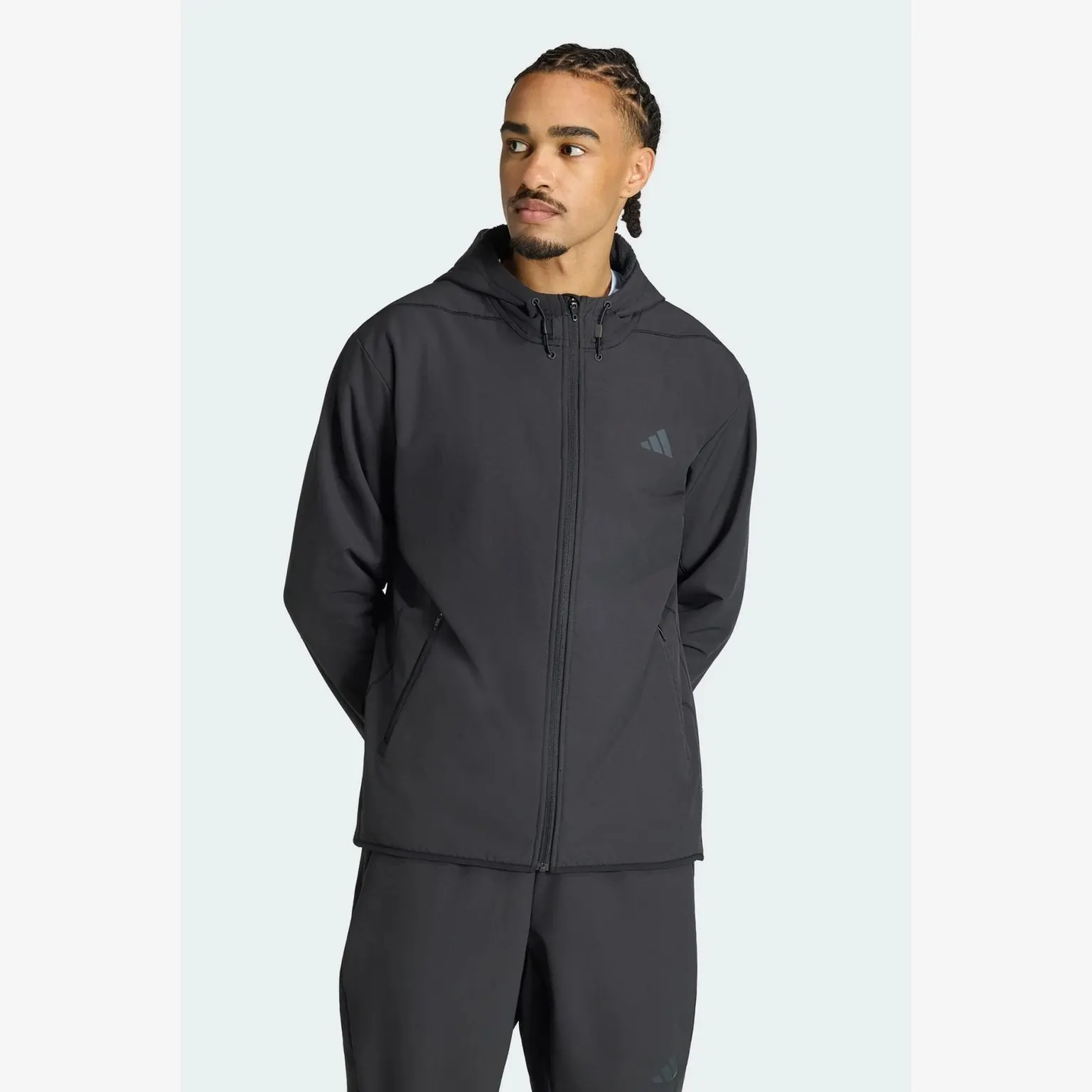 Спортивный костюм Мужской Adidas D4T Climawarm Black KG4782__KG4784