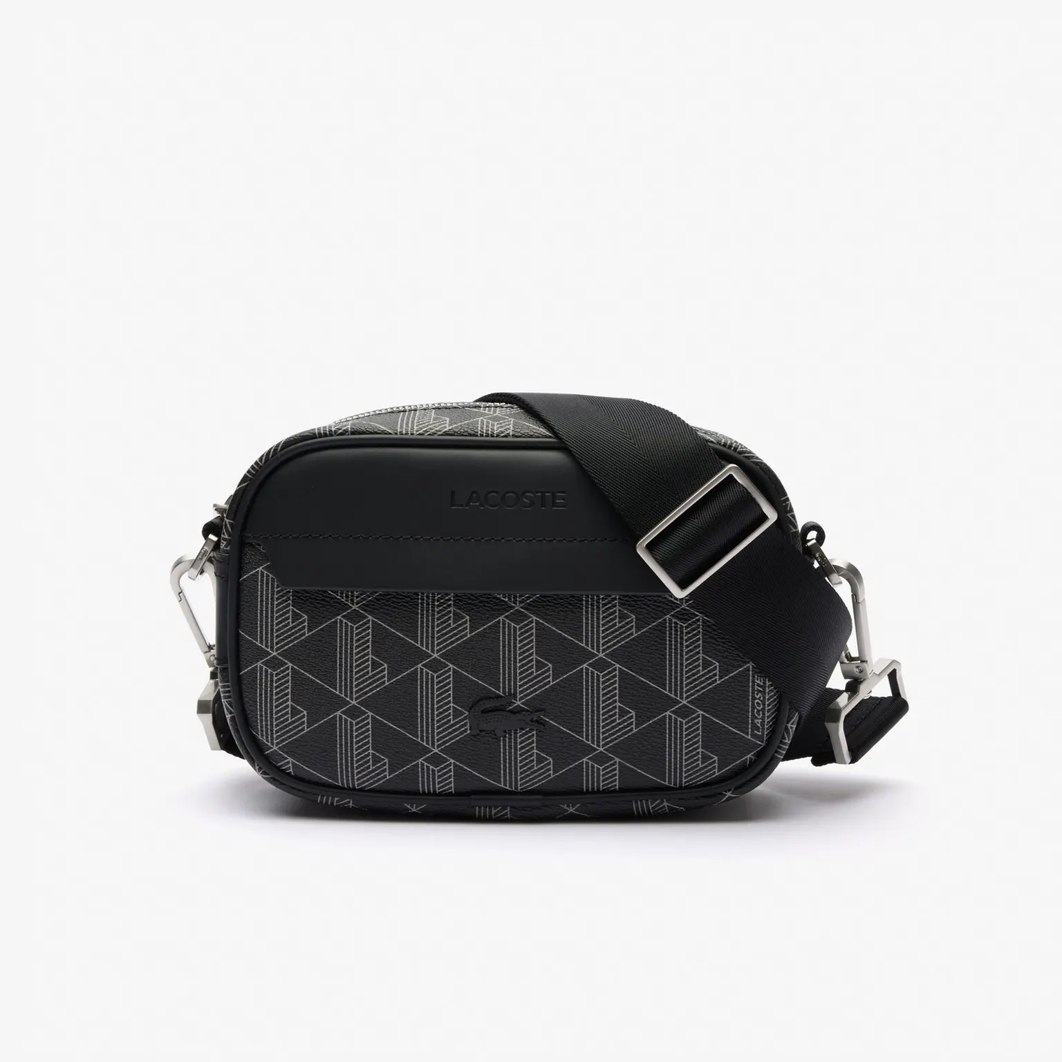 Сумка Lacoste The Blend Monogram Noir Gris NH3650LX.H45