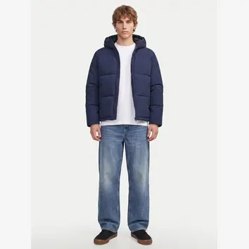 Jack Jones puffer jacket black