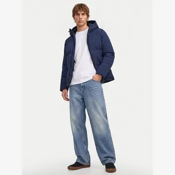 Jack Jones puffer jacket black