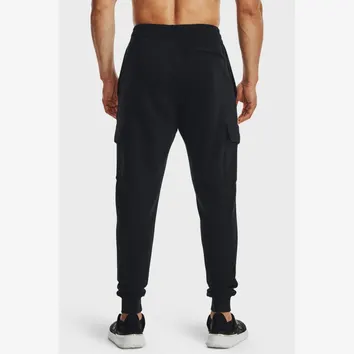 Штани Чоловічі Under Armour Rival Fleece Cargo Jogger Black 1382134-001