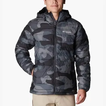 Куртка Чоловіча Columbia Powder Lite™ Hooded Insulated Jacket Camo/Blue 1693931-009