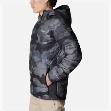 Куртка Чоловіча Columbia Powder Lite™ Hooded Insulated Jacket Camo/Blue 1693931-009